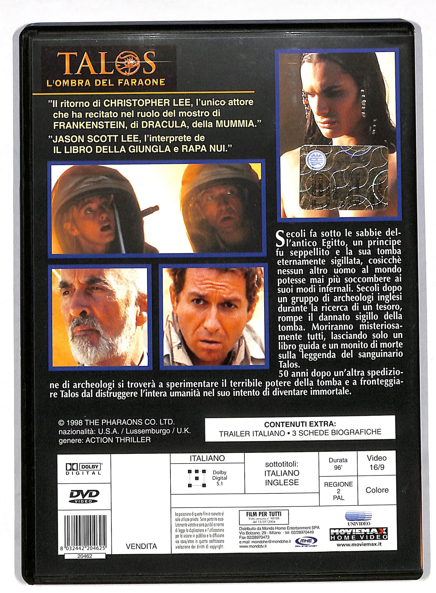 EBOND Talos - L'ombra Del Faraone DVD DB659153