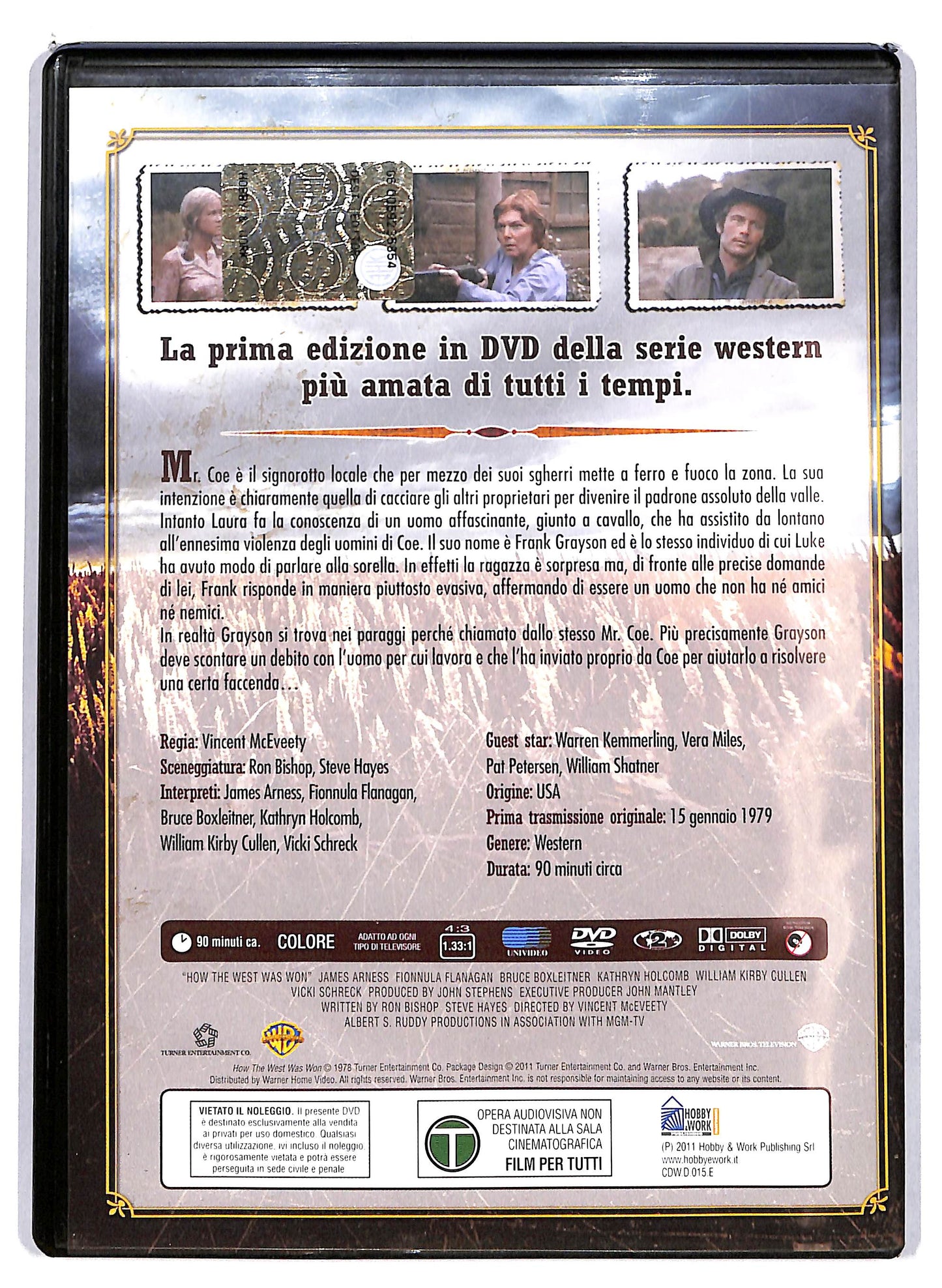 EBOND Alla conquista del West - stagione 3 episodio 1 EDITORIALE DVD DB659914