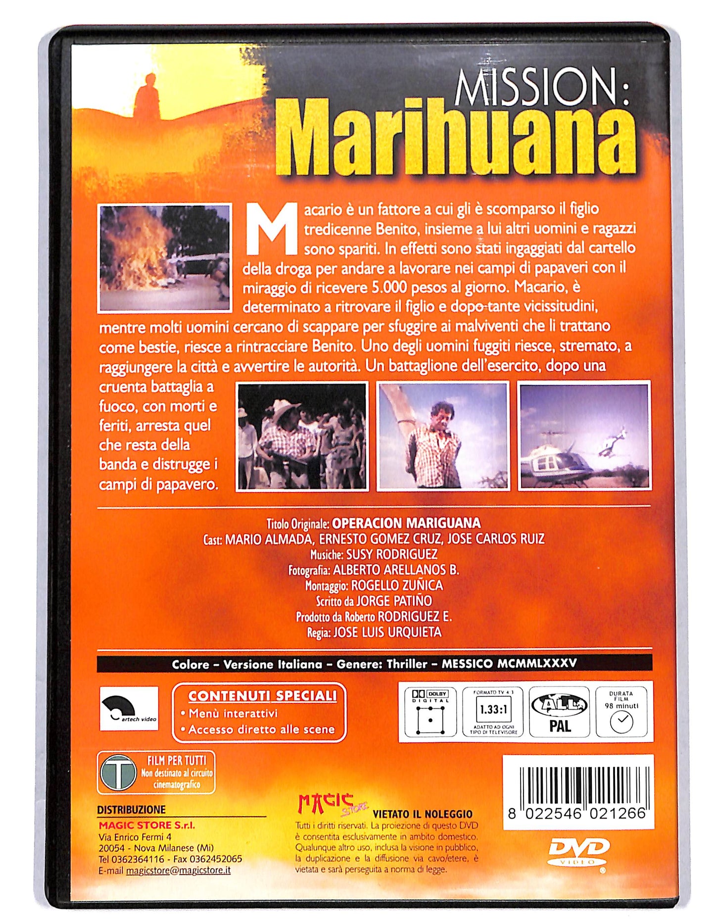 EBOND Mission Marihuana DVD DB660626