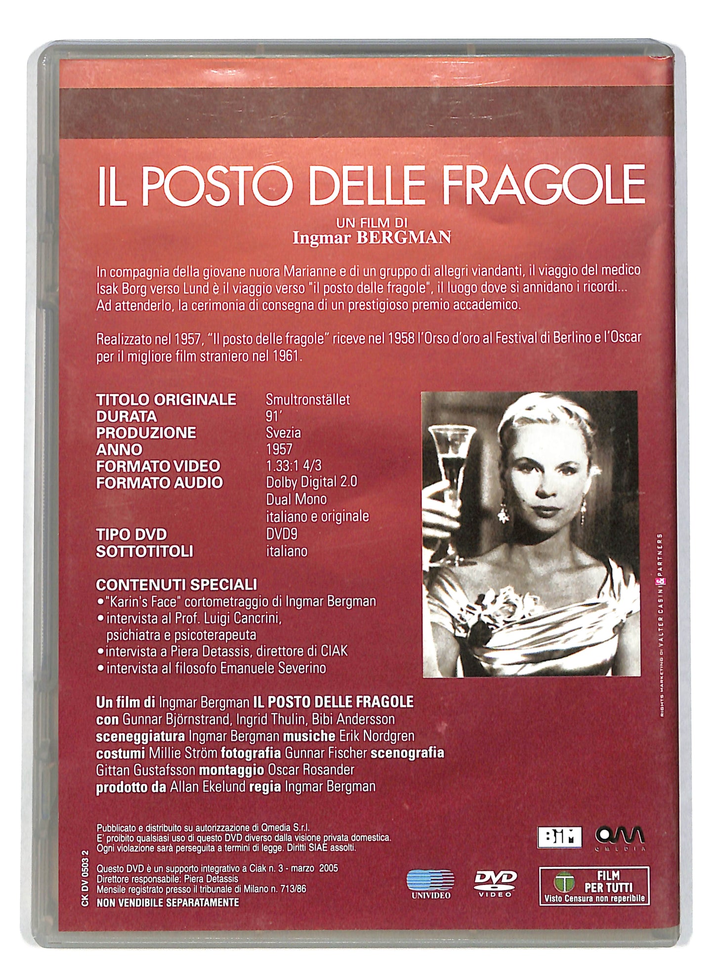 EBOND Il posto delle fragole EDITORIALE DVD DB661605