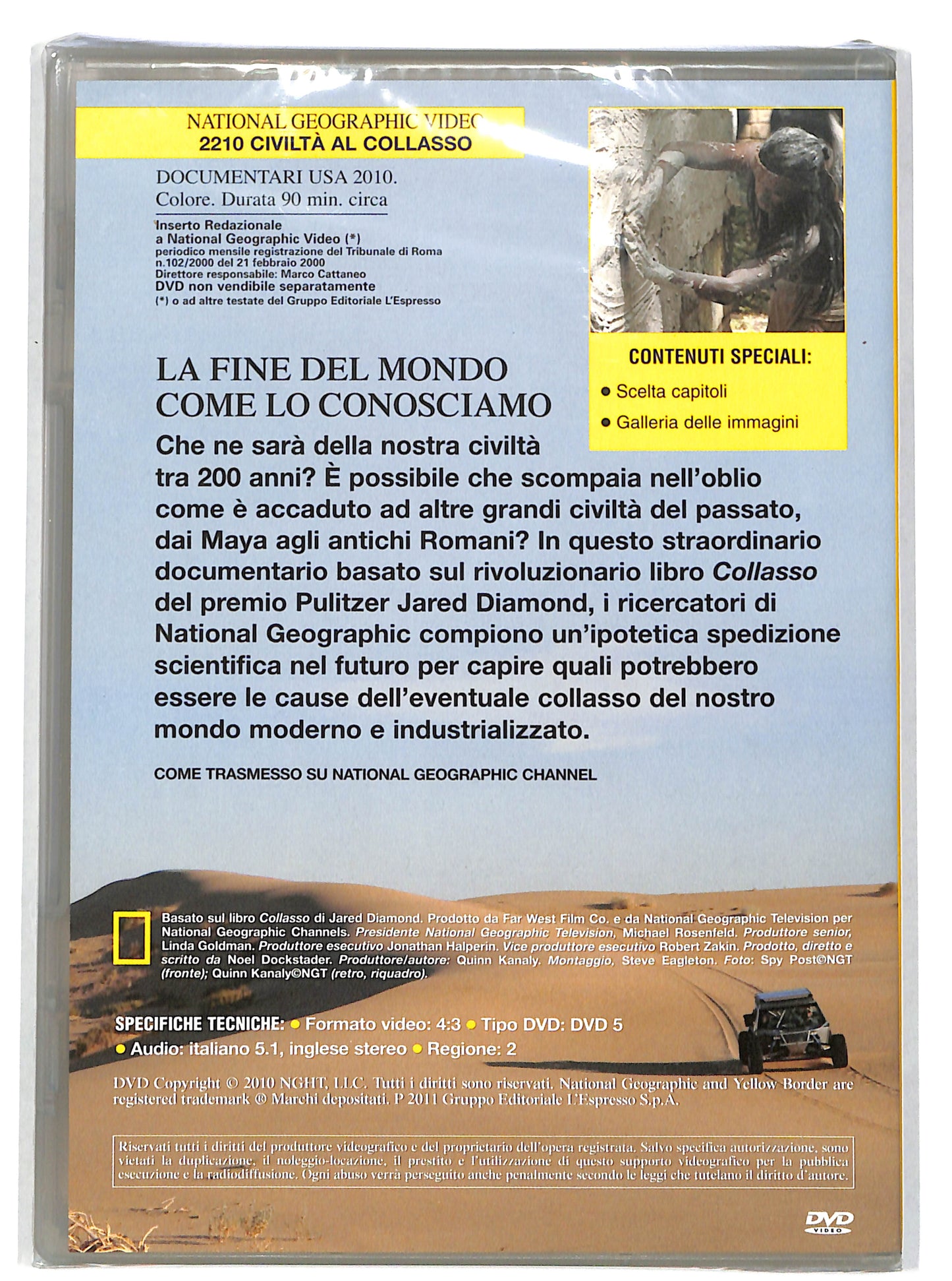 EBOND National geographic 2210 civilta al collasso vol 96 EDITORIALE DVD DB661607