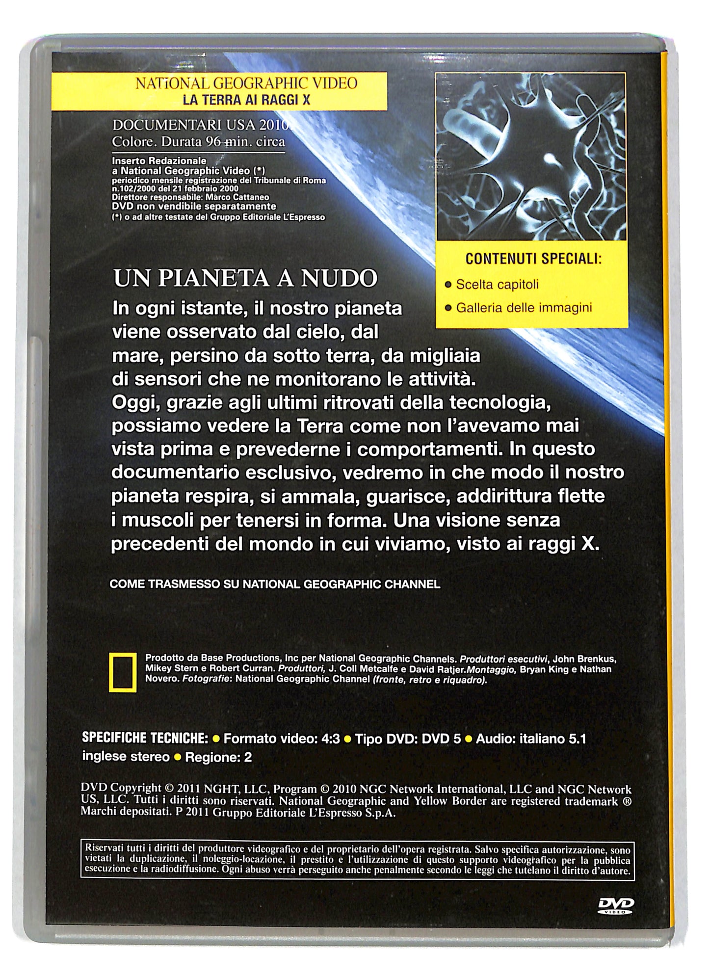 EBOND National Geographic - La Terra Ai Raggi x EDITORIALE DVD DB661613