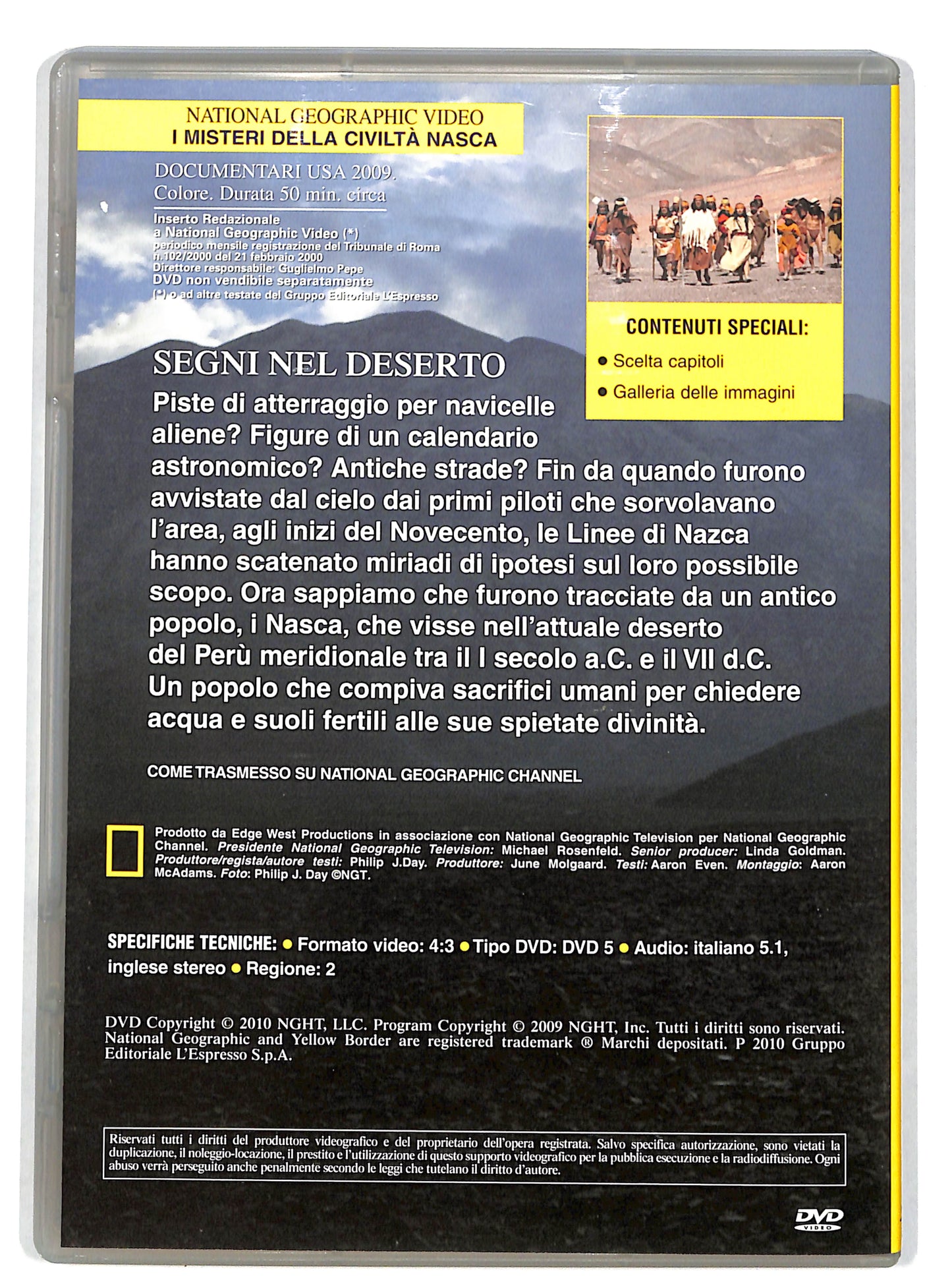 EBOND National Geographic - I Misteri Della Civilta Nasca EDITORIALE DVD DB661619