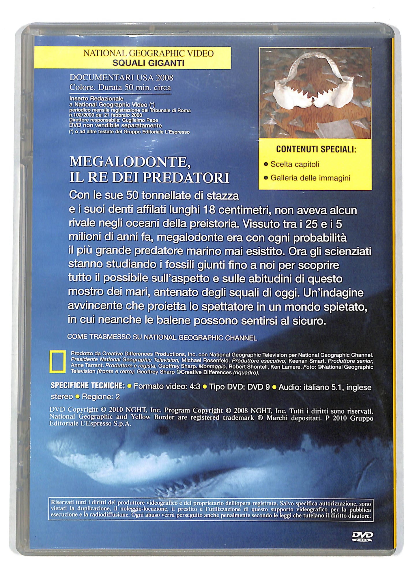 EBOND Squali giganti - killer preistorici EDITORIALE DVD DB661628