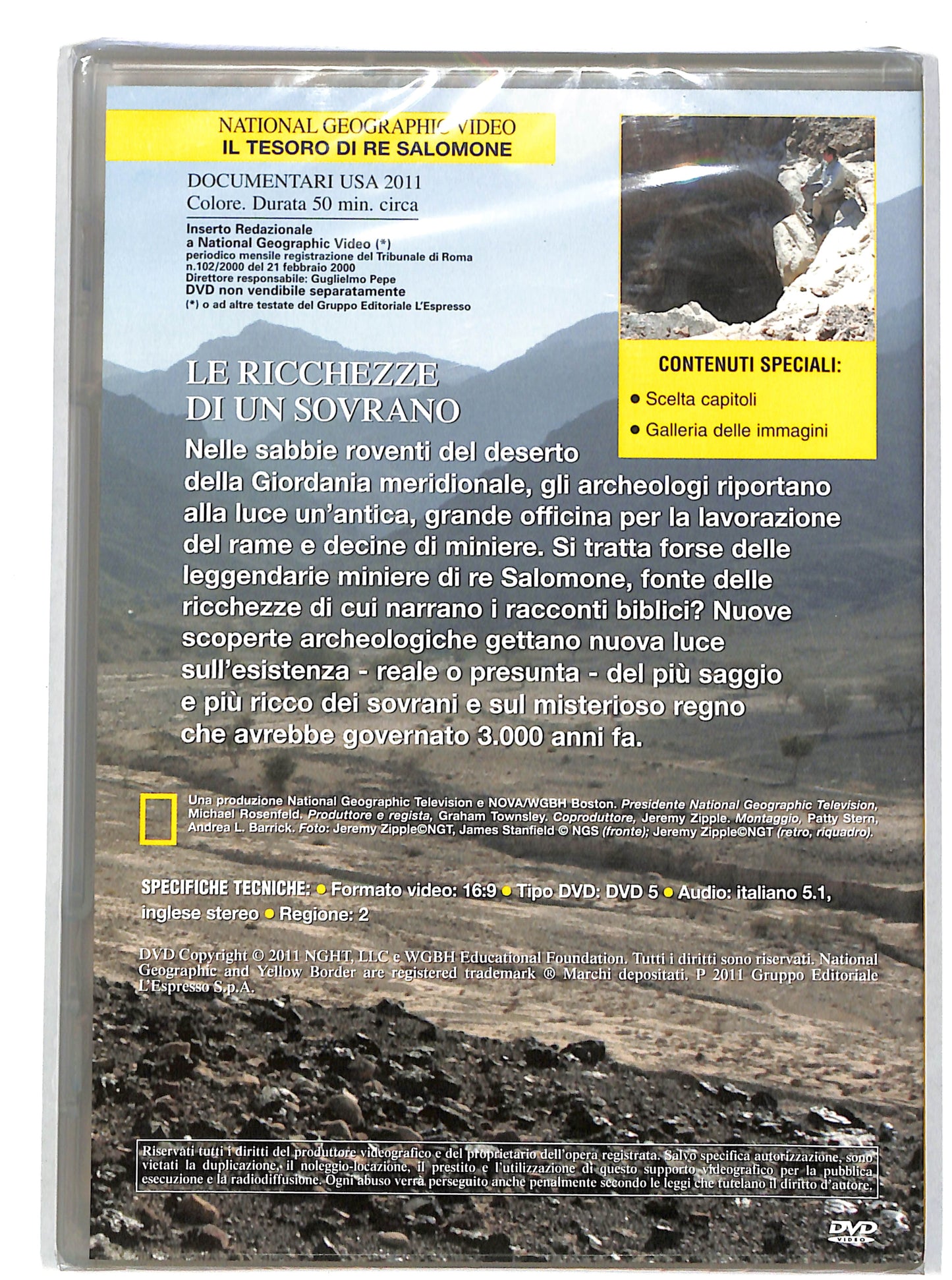 EBOND Il Tesoro Di Re Salomone - National Geographic EDITORIALE DVD DB661629