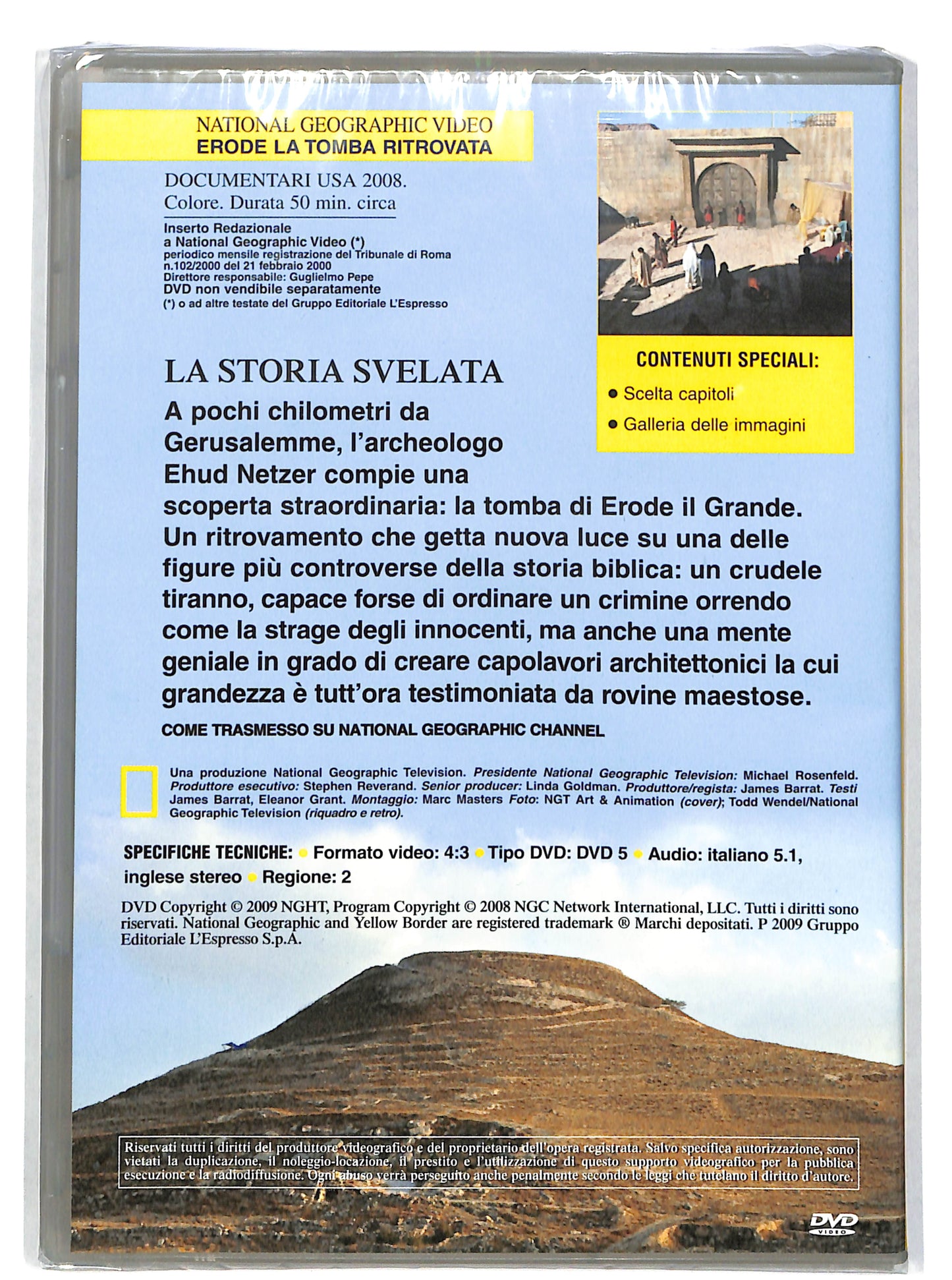 EBOND Erode la tomba ritrovata - National Geographic EDITORIALE DVD DB661639