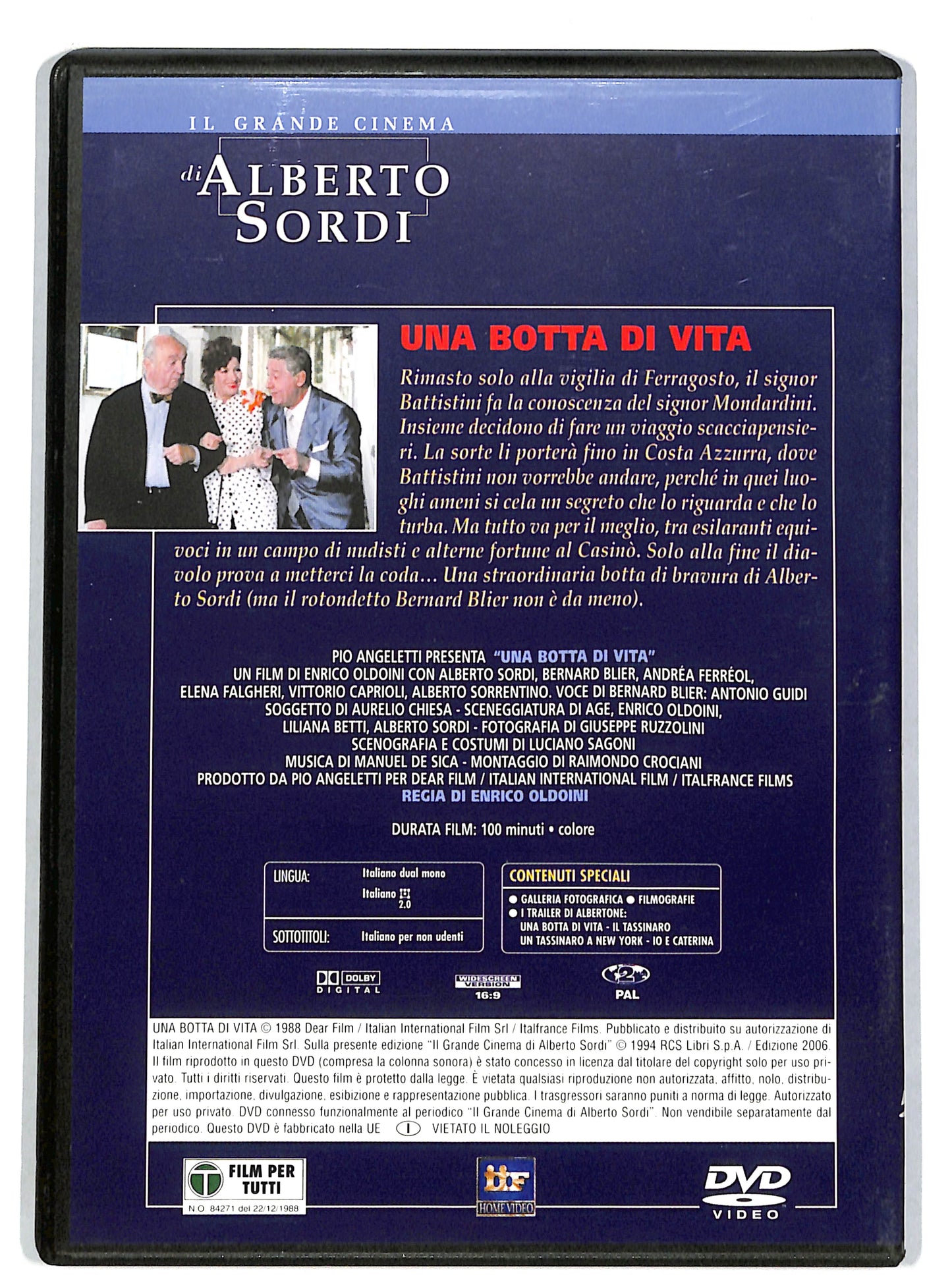 EBOND Una botta di vita EDITORIALE DVD DB661641