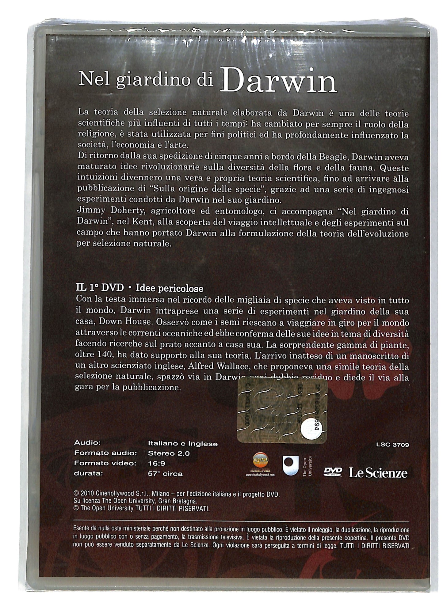 EBOND Nel giardino di Darwin vol 1 - idee pericolose EDITORIALE DVD DB661652