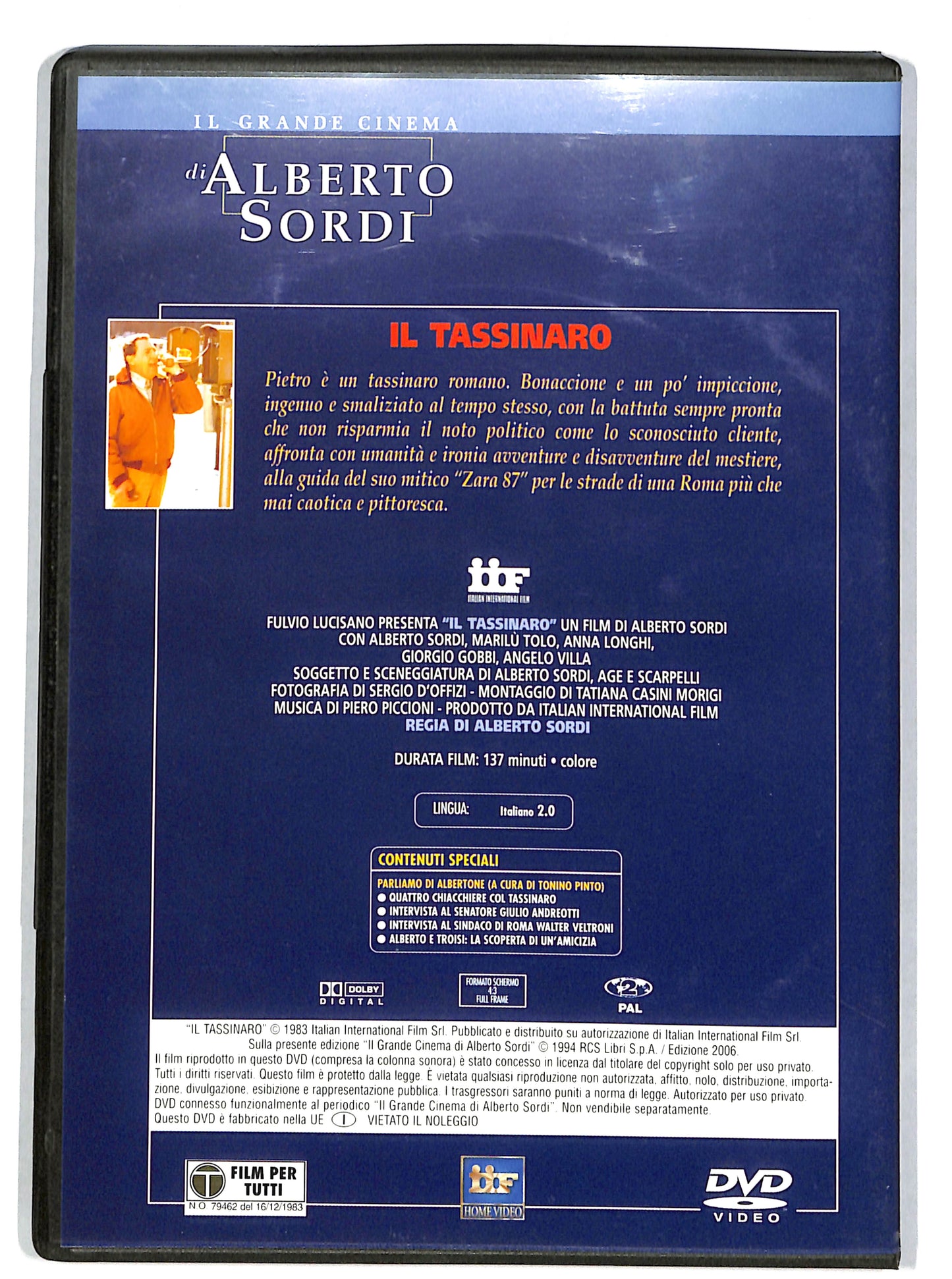 EBOND Il tassinaro EDITORIALE DVD DB661655