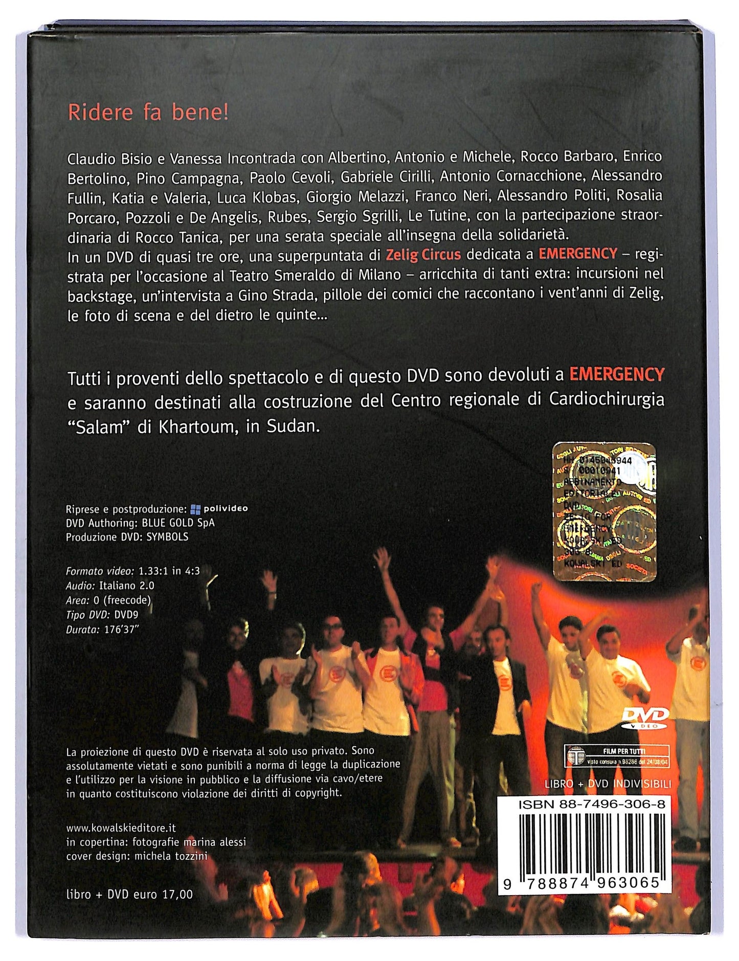 EBOND zelig for emergency EDITORIALE DVD DB661848