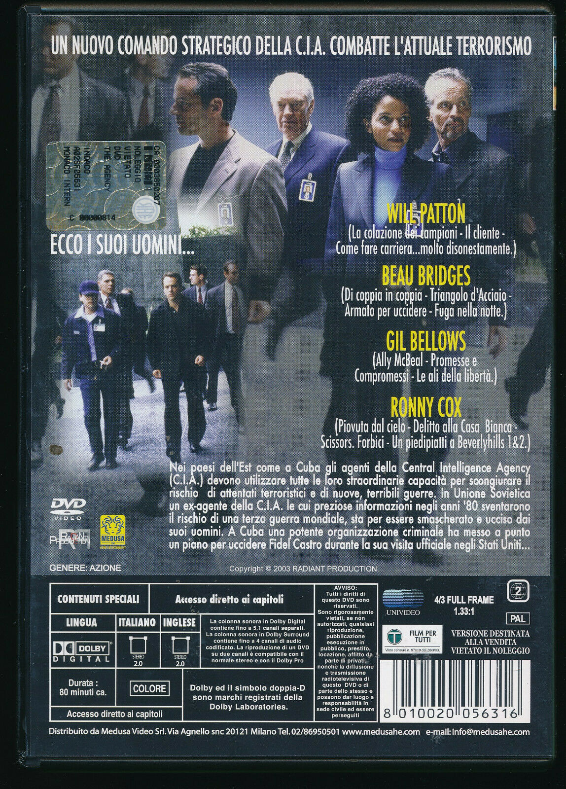 EBOND The Agency DVD DB661931