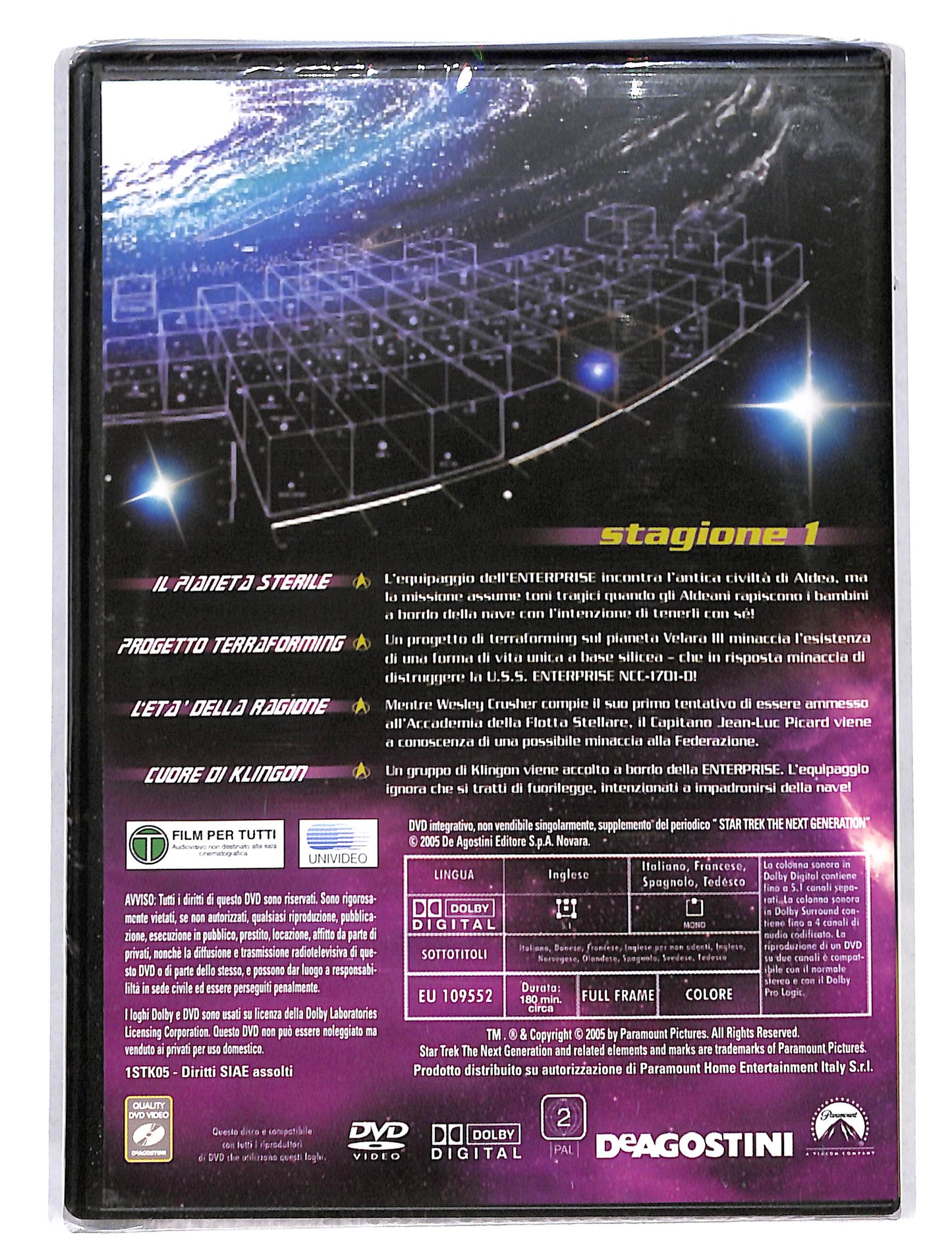 EBOND StarTrek the next generation Stagione 1 vol.5 EDITORIALE DVD DB662212
