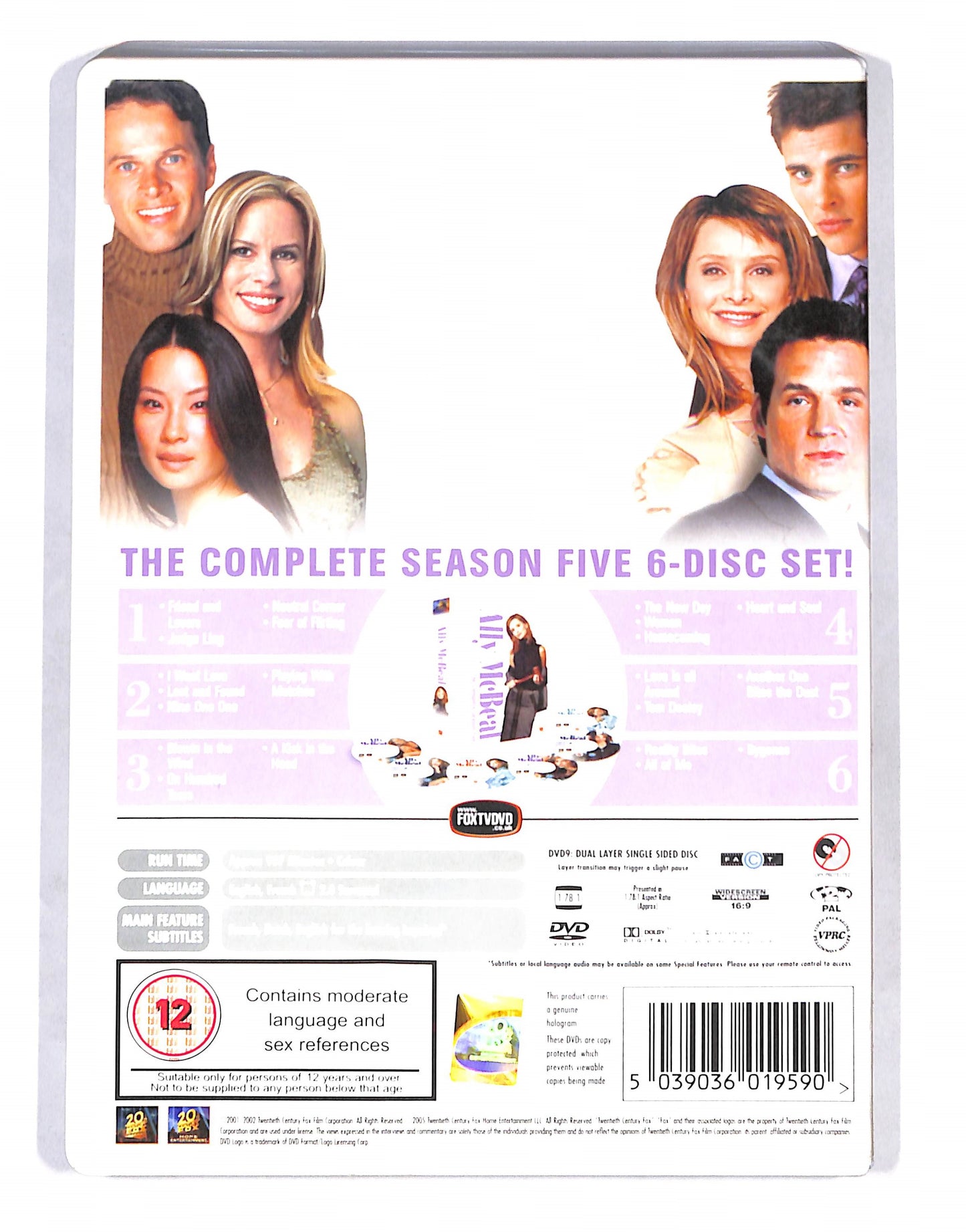 EBOND Ally McBeal - Season 5 Edizione UK DVD DB662214