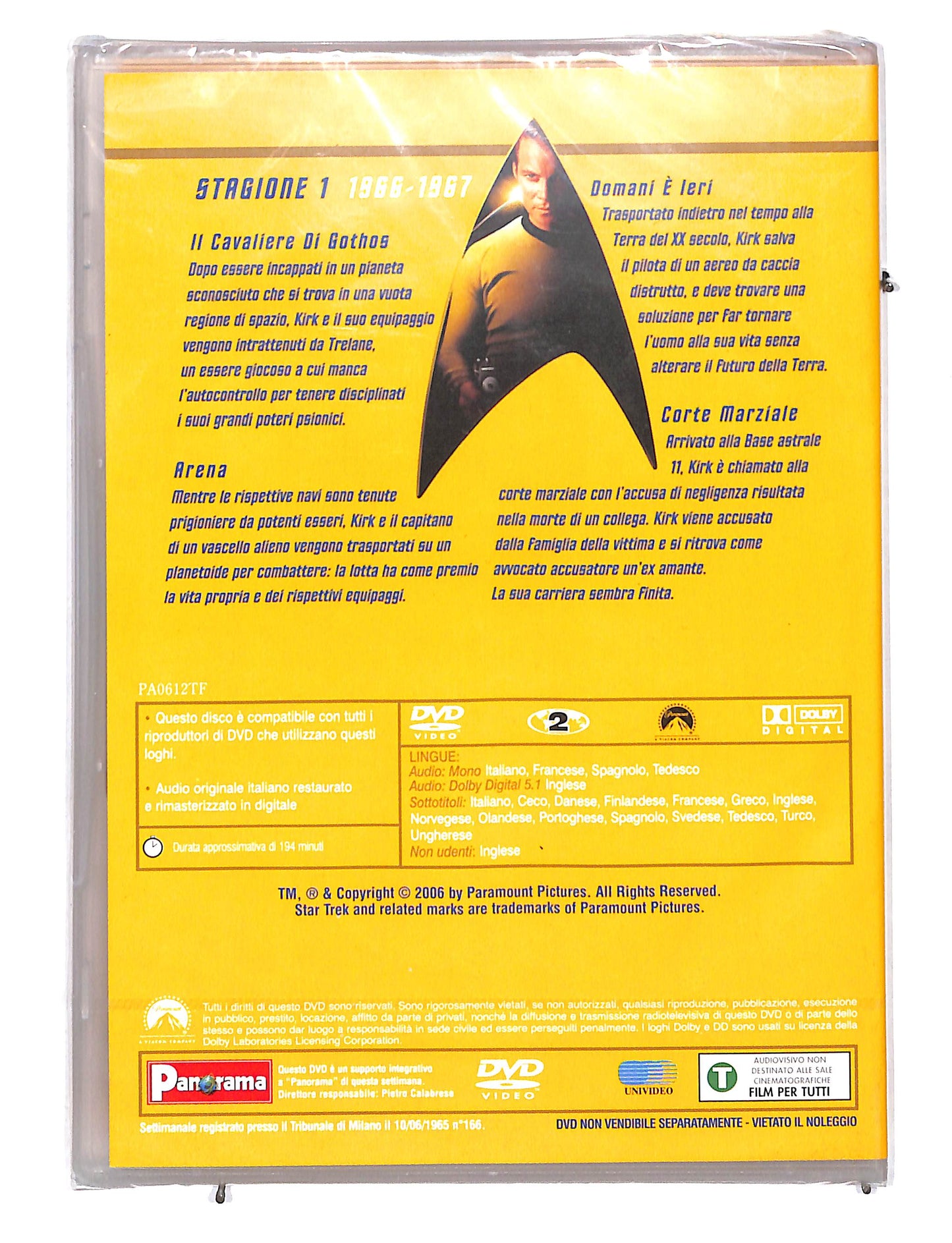 EBOND Star Trek Serie Classica Vol.5 Stagione 1 Episodi 17-20 DVD DB662222