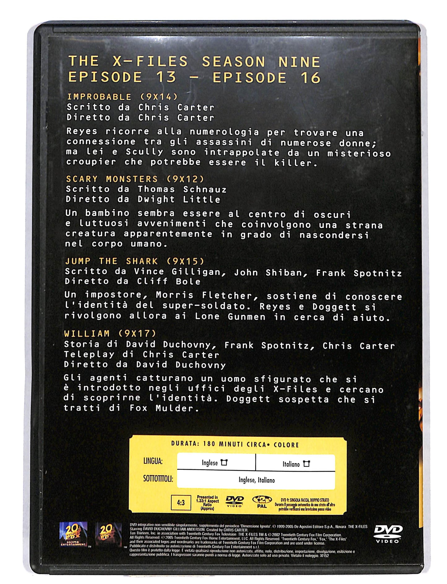 EBOND The X Files season nine vol.4 DVD DB662231