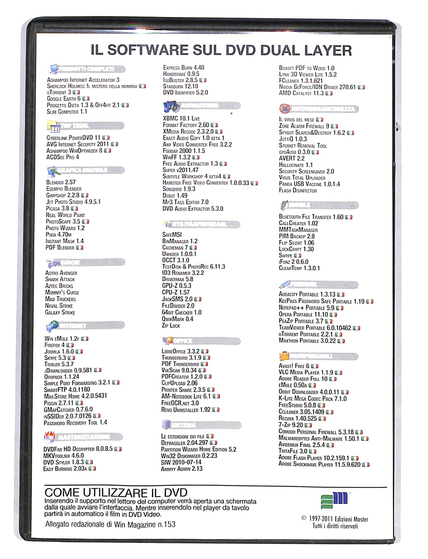 EBOND Allegato redazionale di Win magazione n 153 EDITORIALE DVD DB662233