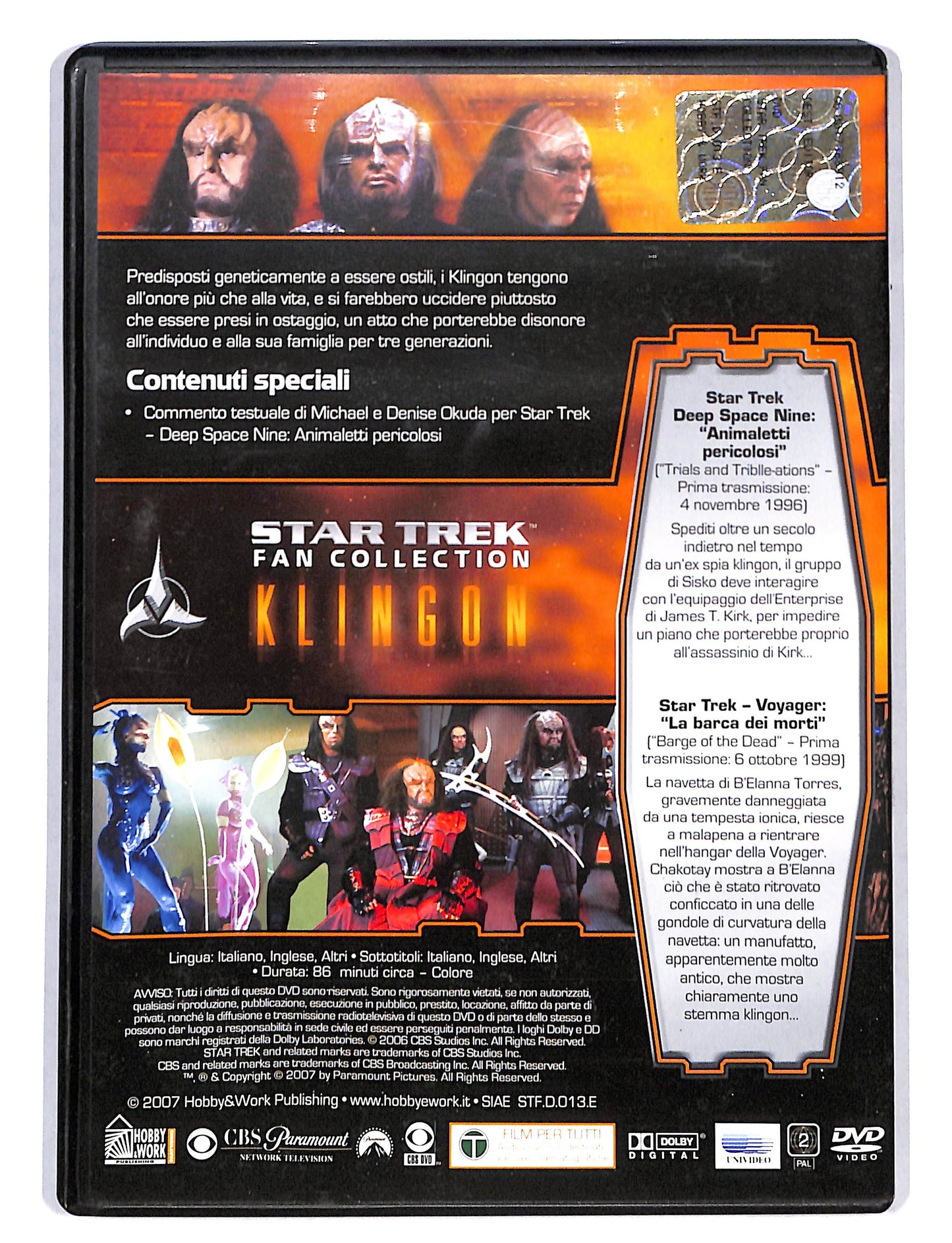 EBOND StarTrek fan collection Klingon vol.4 EDITORIALE DVD DB662701