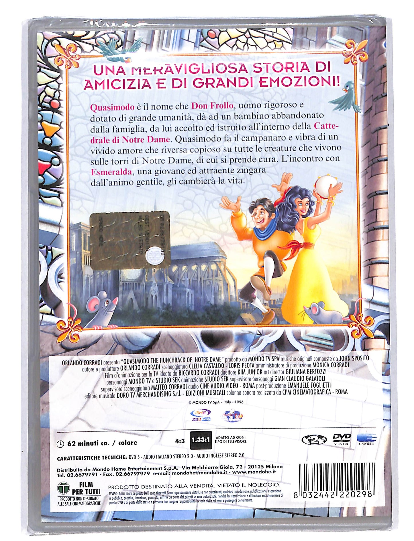 EBOND Quasimodo Il gobbo di Notre Dame DVD DB662703