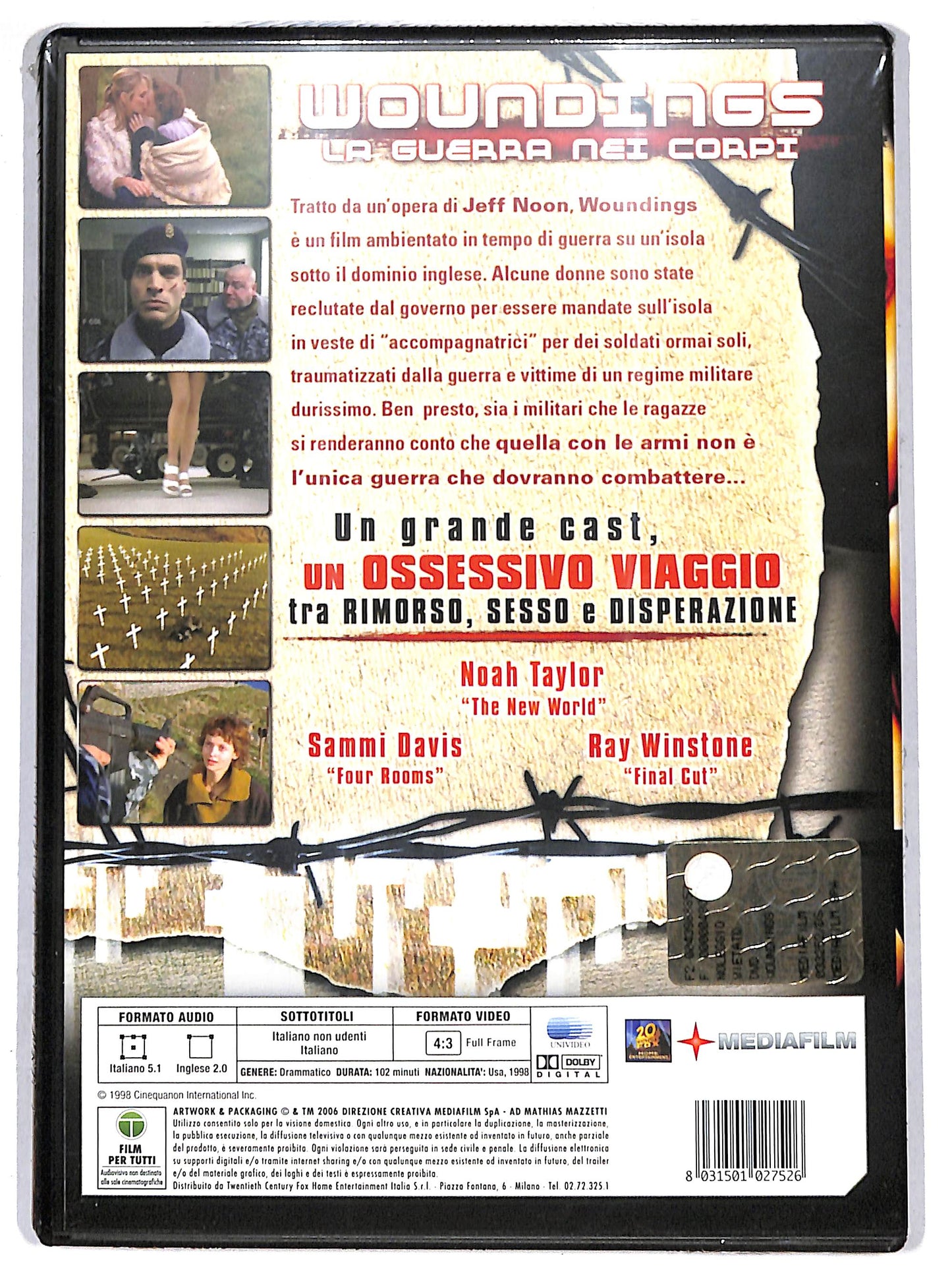 EBOND Woundings La guerra nei corpi DVD DB662945