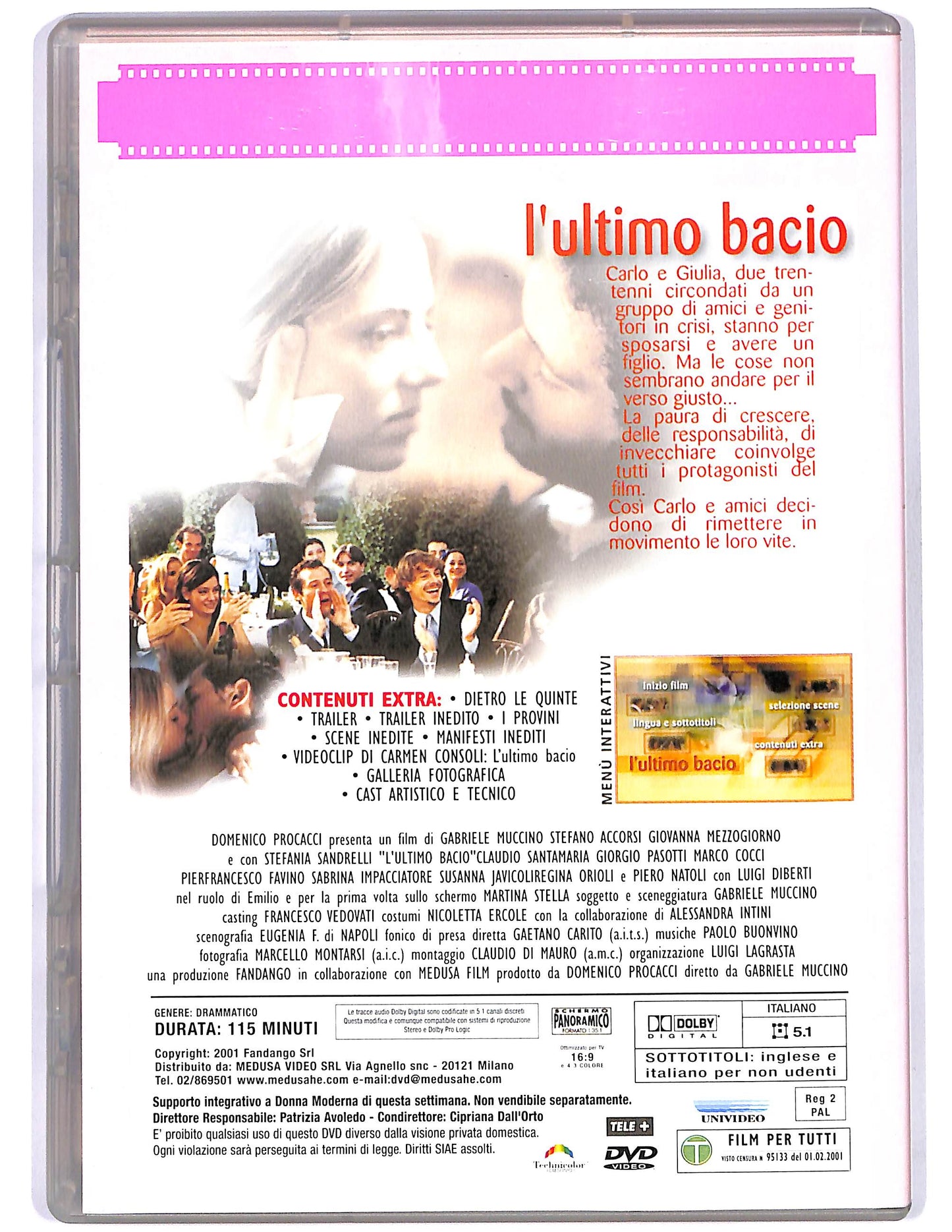 EBOND L'ultimo bacio EDITORIALE DVD DB663135