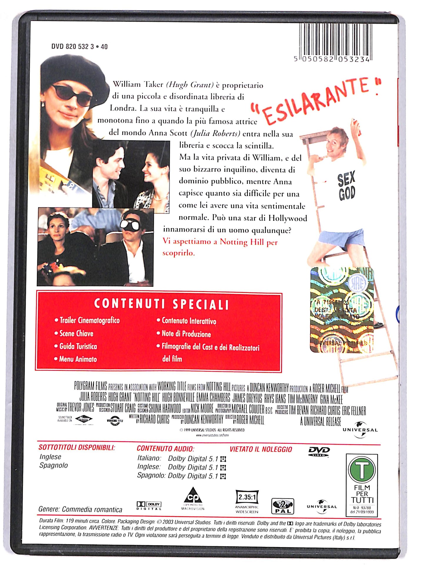 EBOND notting hill DVD DB663157