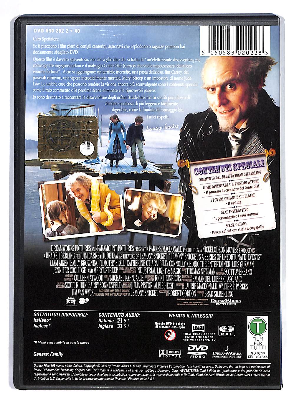 EBOND Lemony Snicket - Una Serie Di Sfortunati Eventi DVD DB663410