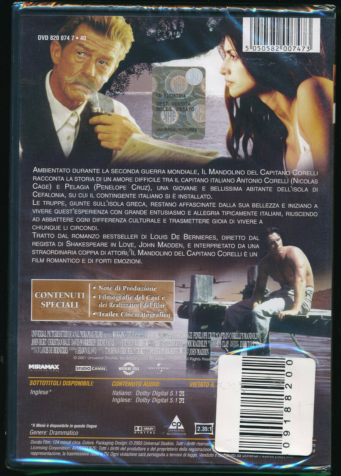 EBOND Il Mandolino Del Capitano Corelli DVD DB663413