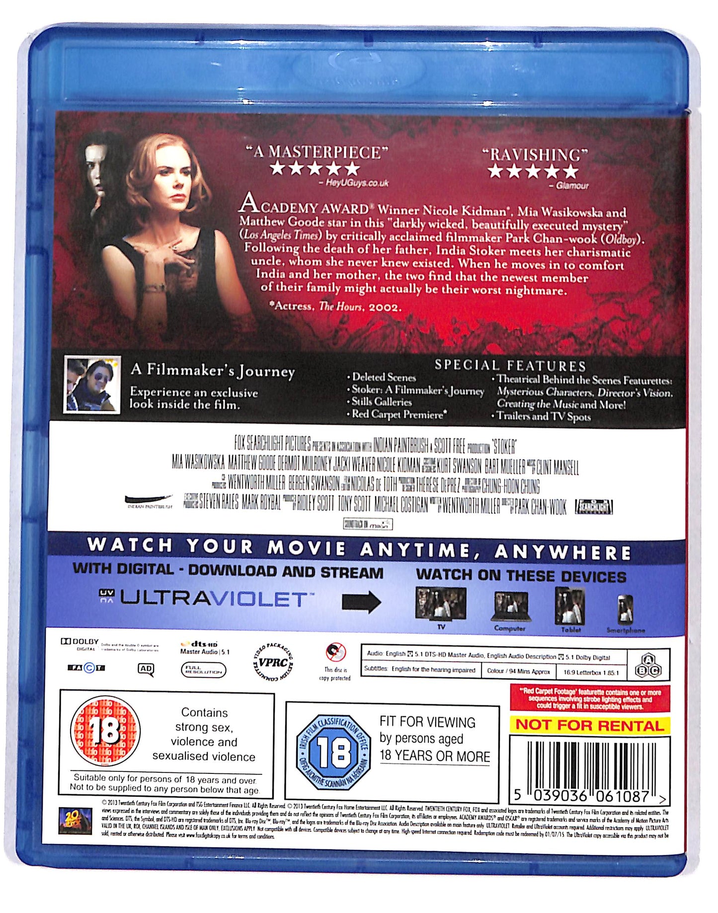 EBOND Stoker Edizione: Regno Unito BLURAY DB664151