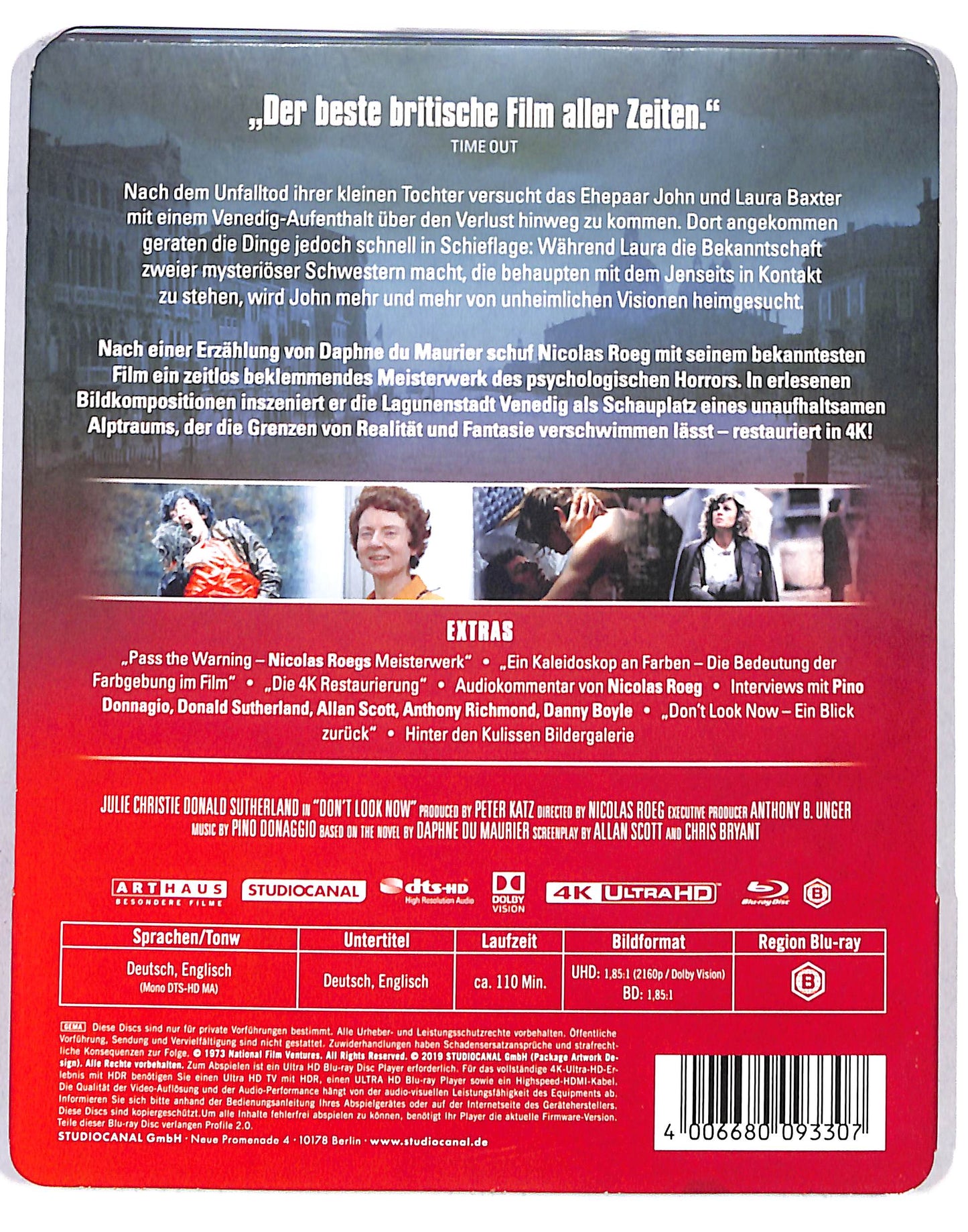 EBOND Wenn die Gondeln Trauer tragen 4K Ultra HD+2 BLURAY BLURAY BLURAY DB664153