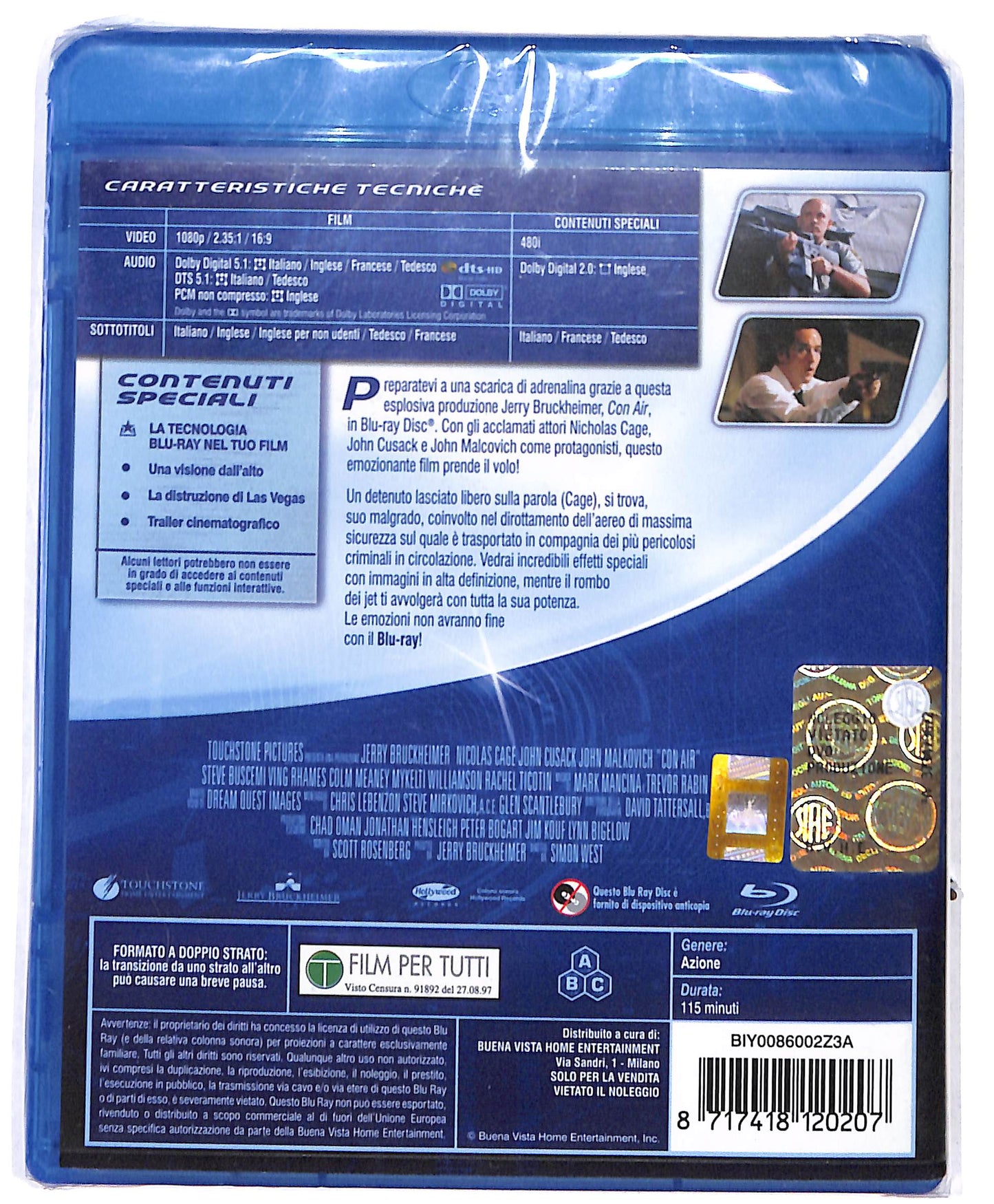 EBOND Con Air BLURAY  BLURAY DB664604