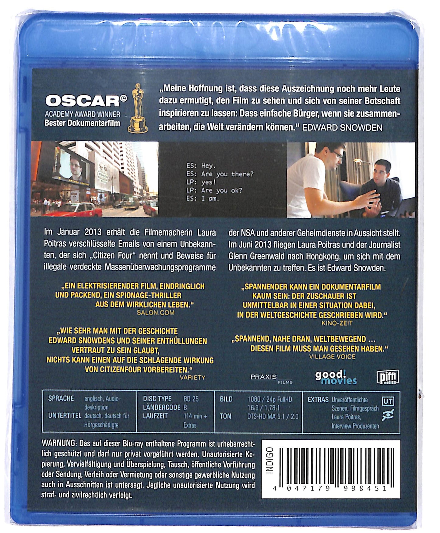 EBOND Citizenfour BLURAY DB664606