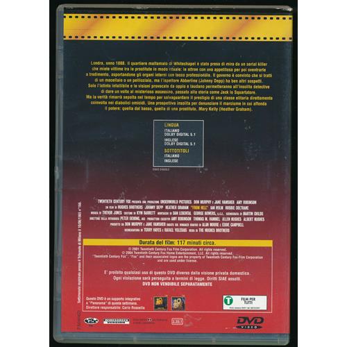 EBOND La Vera Storia Di Jack Lo Squartatore - From Hell Editoriale DVD DB665431