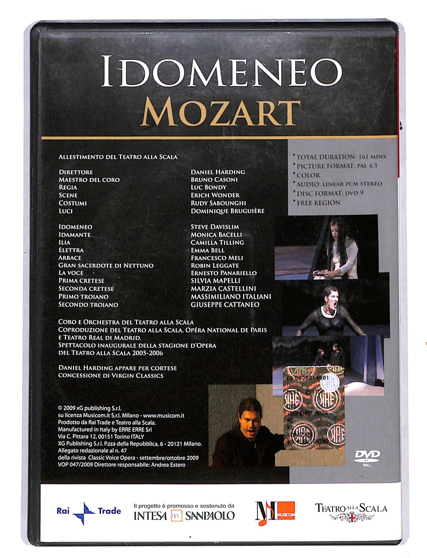 EBOND Classic voice opera vol.47 Idomeneo Mozart DVD DB666104