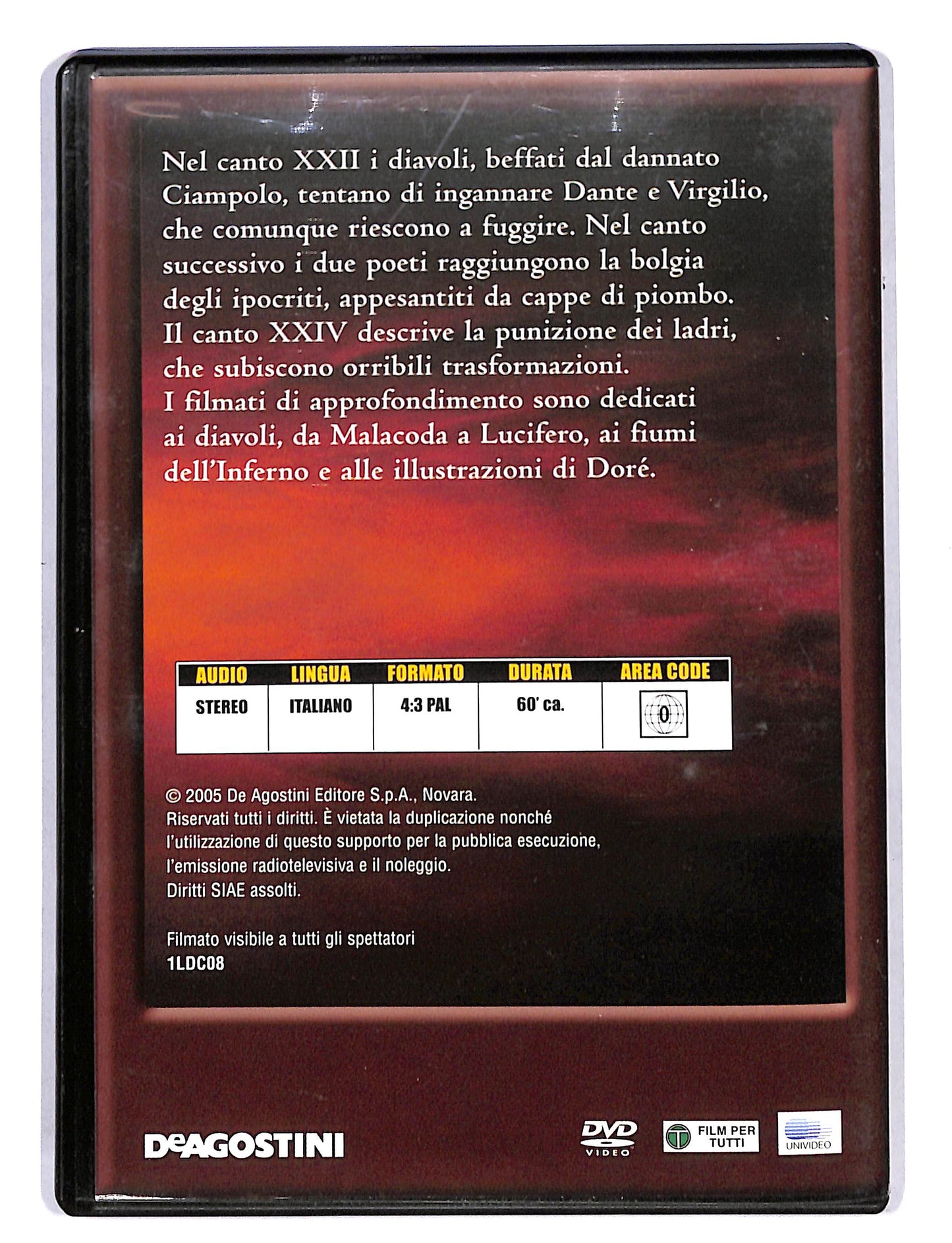 EBOND La divina commedia vol 8 Inferno canti XXII-XXIV DVD DB666112