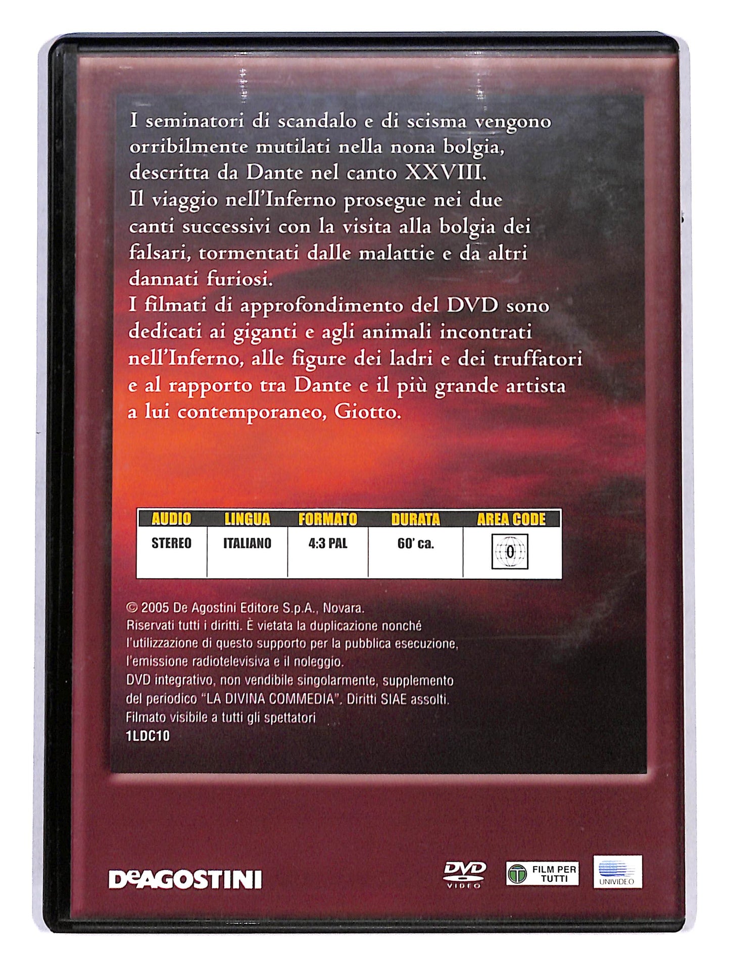 EBOND La divina commedia vol 10 Inferno canti XXVIII-XXX DVD DB666114