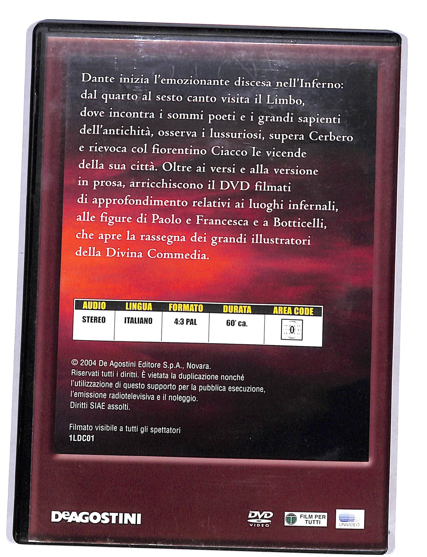 EBOND La divina commedia vol 2 - Inferno canti IV-VI DVD DB666115