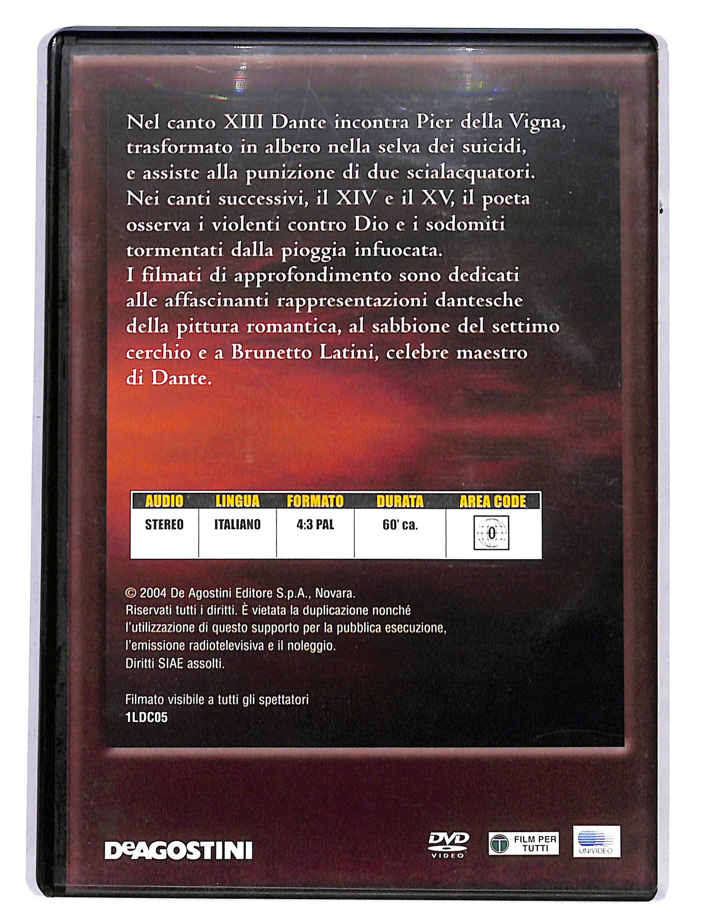 EBOND La divina commedia vol 5 - Inferno canti XIII - XV DVD DB666117