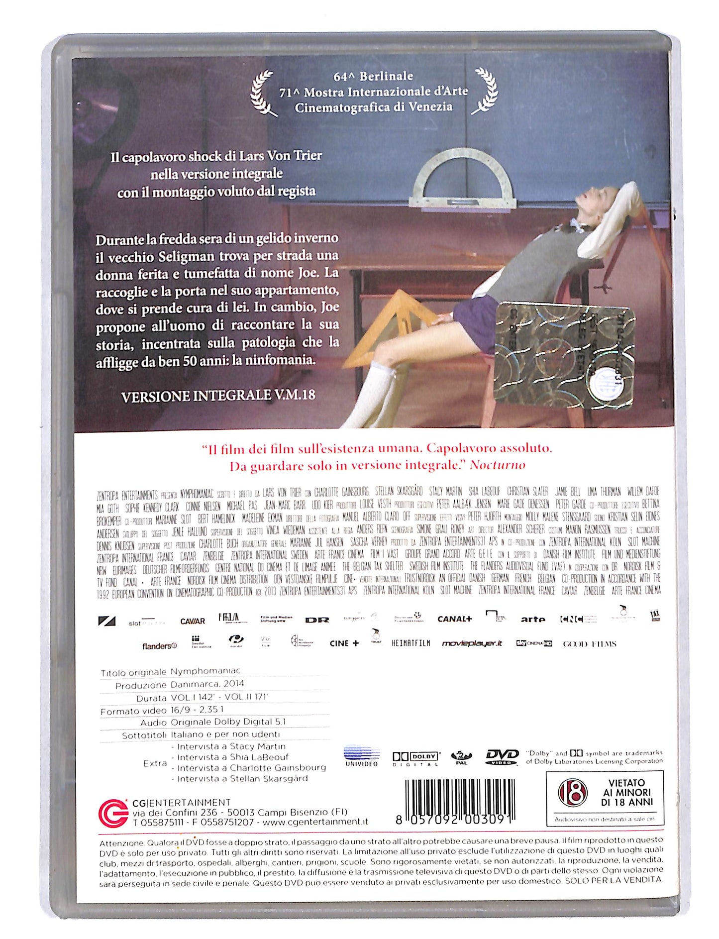 EBOND Nymphomaniac Director's Cut DVD DB666152