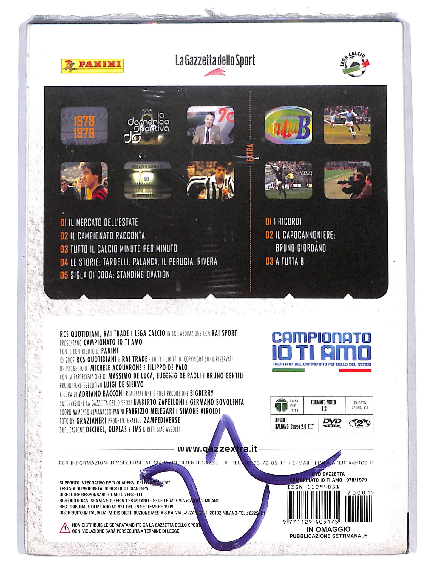 EBOND Campionato io ti amo 1978-1979 EDITORIALE DVD DB666153