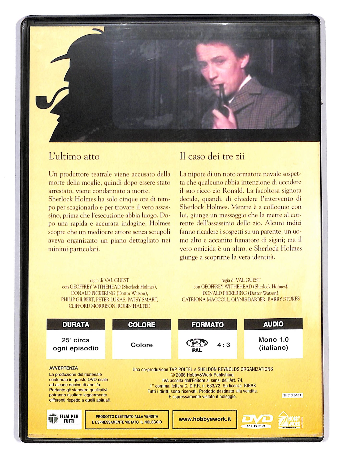 EBOND Sherlock Holmes L'ultimo atto - il caso dei tre zii DVD DB666607