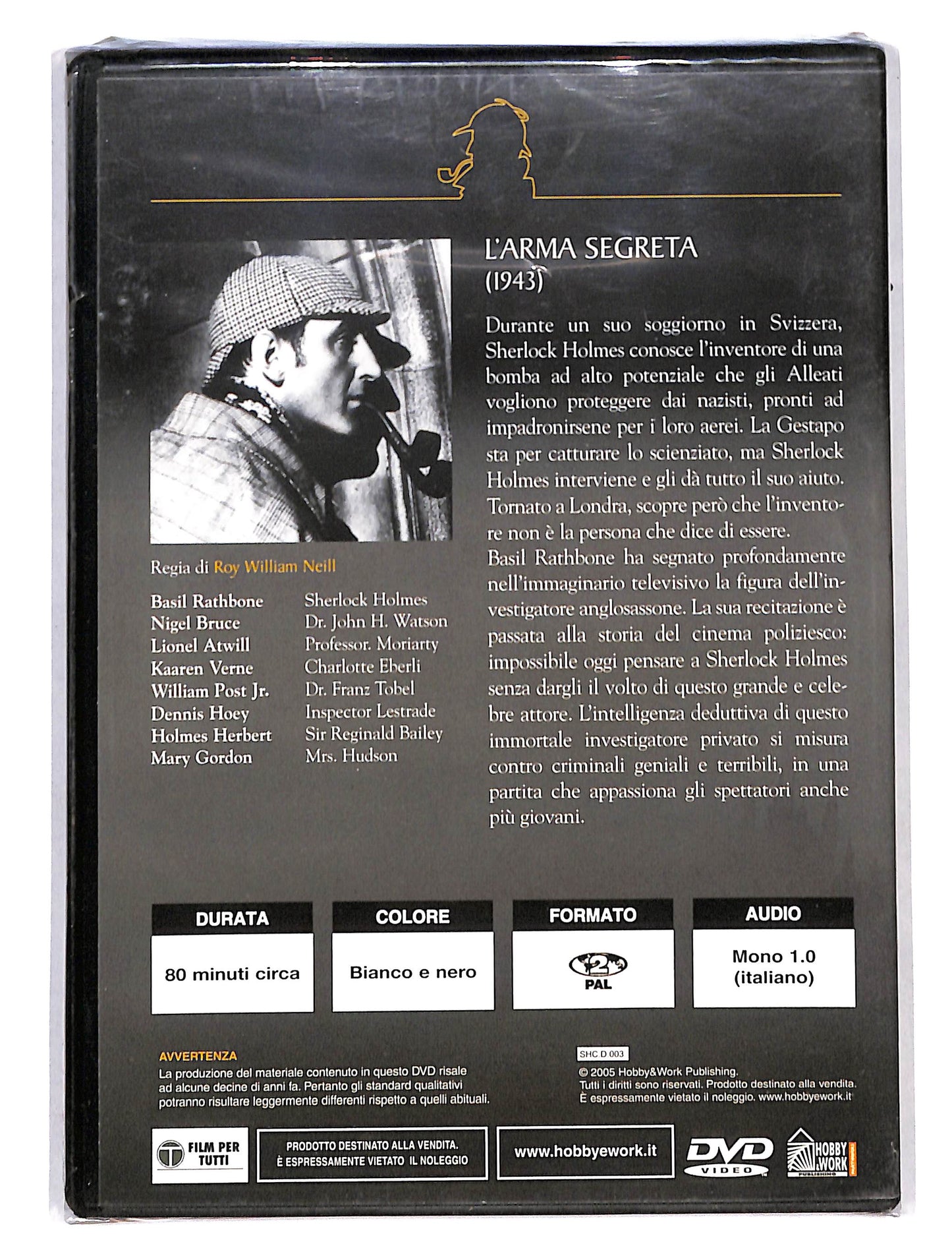 EBOND Sherlock Holmes L'arma segreta EDITORIALE DVD DB666609