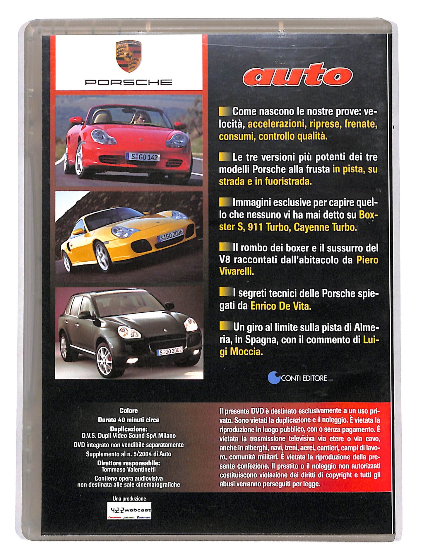 EBOND Auto - al volante del mitico Porsche EDITORIALE DVD DB666623