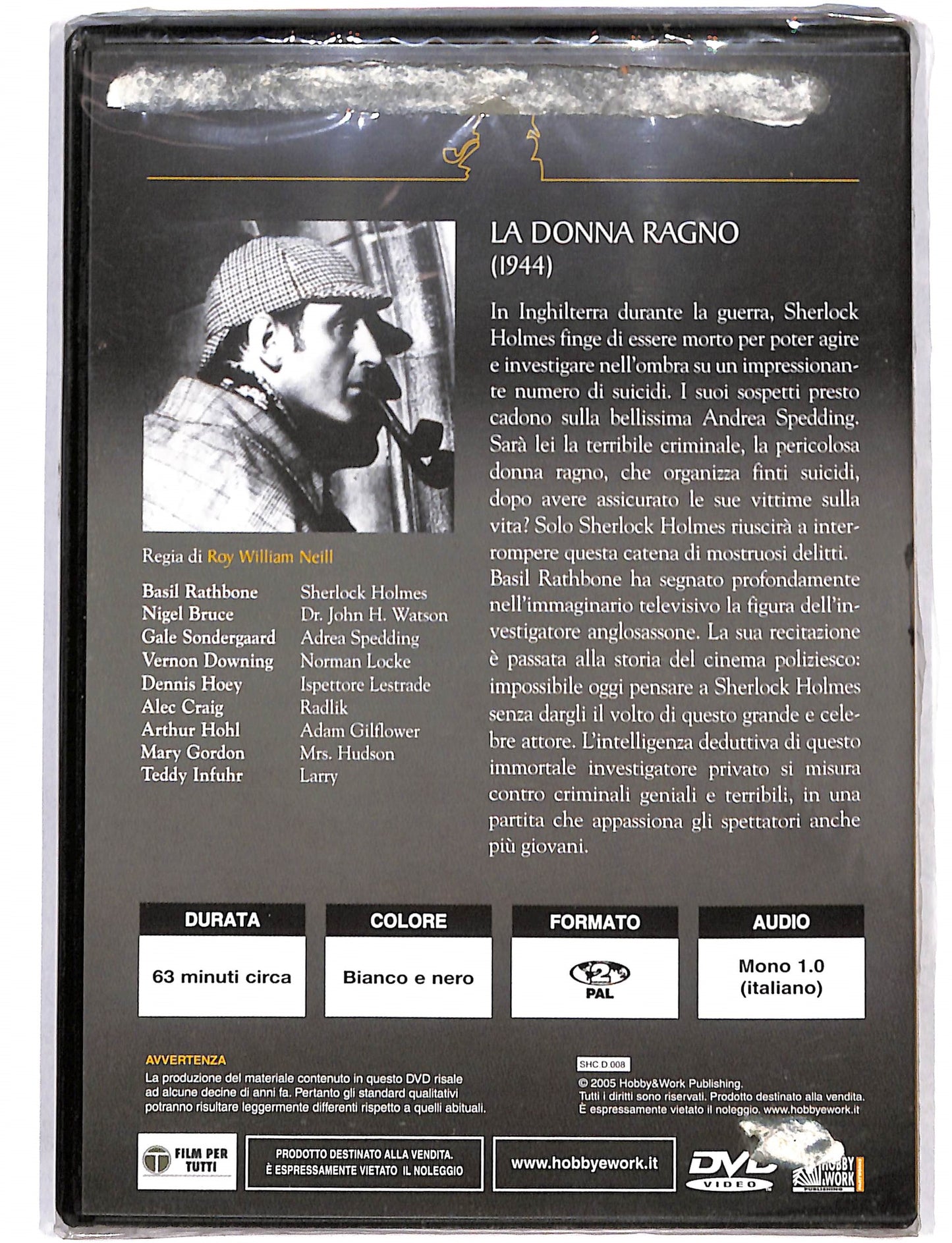 EBOND Sherlock Holmes La donna ragno EDITORIALE DVD DB666635