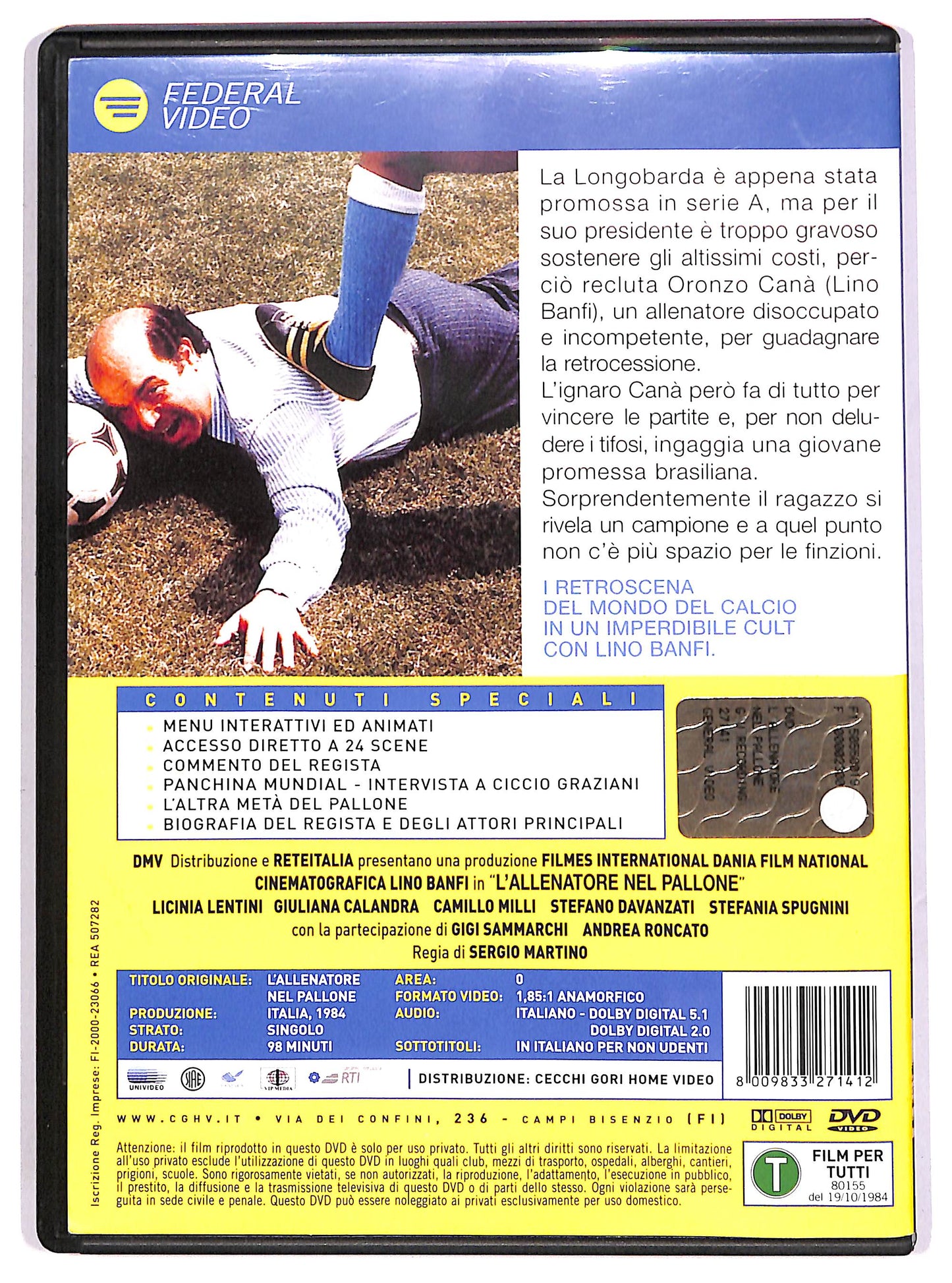 EBOND L'allenatore nel pallone NOLEGGIO DVD DB666736