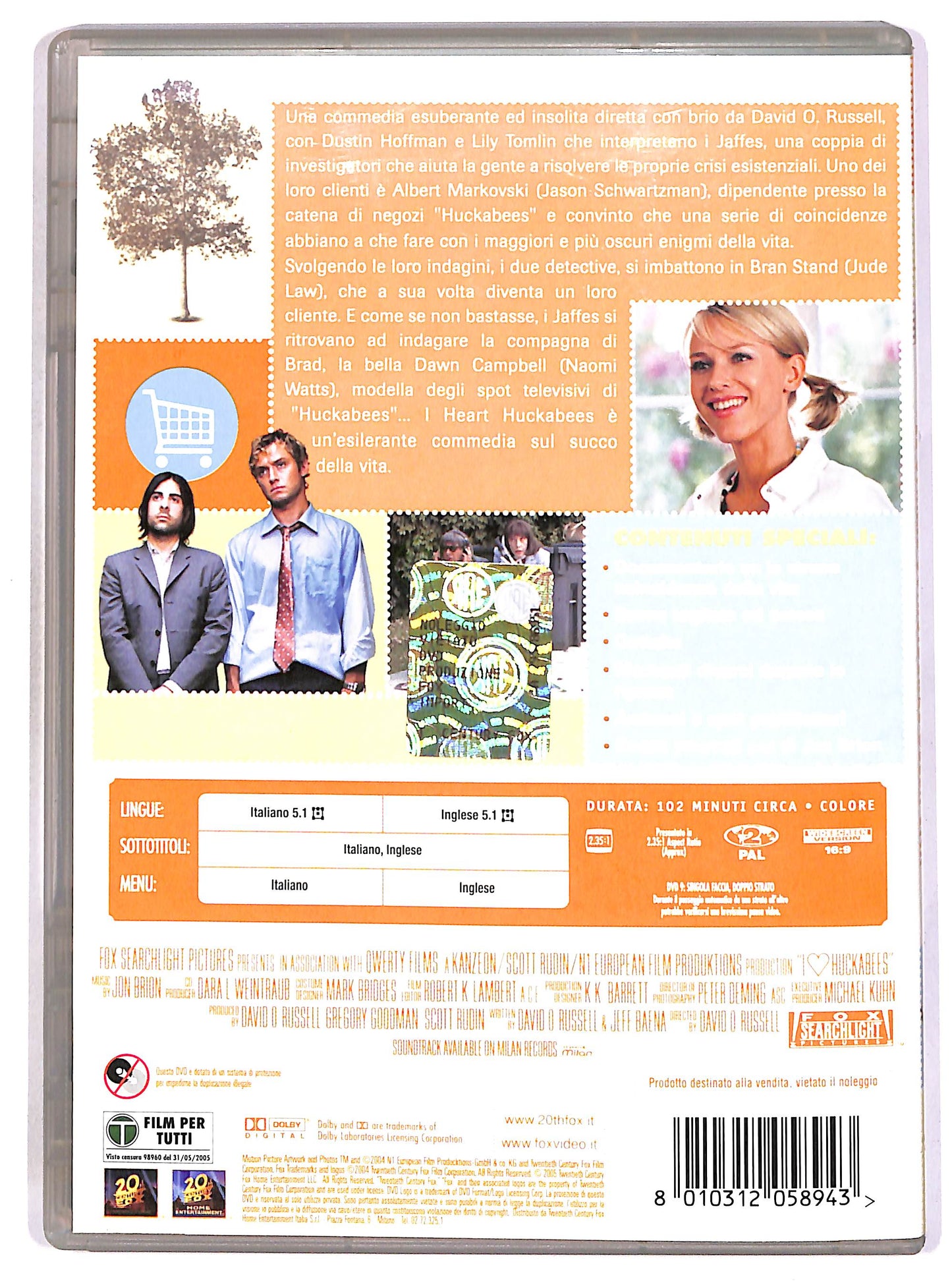 EBOND I Heart Huckabees - Le strane coincidenze della vita DVD DB666929