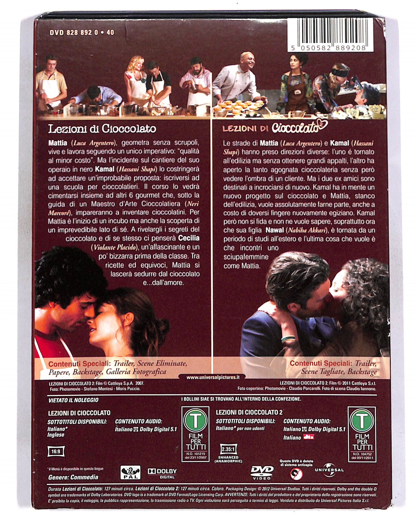 EBOND Lezioni di Cioccolato & Lezioni di Cioccolato 2 DVD DB667102