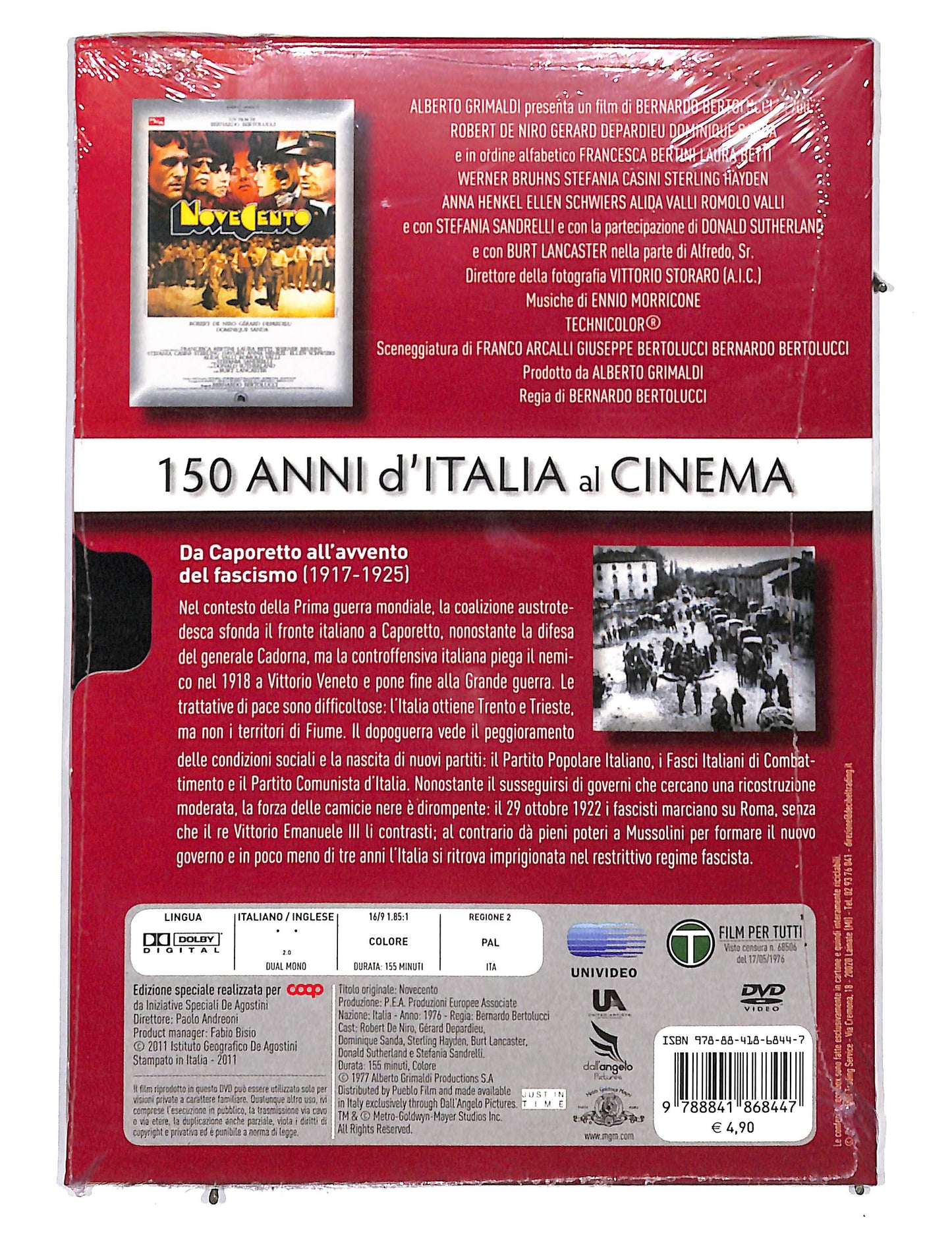 EBOND 150 anni d'Italia al cinema vol.3 Novecento atto I DVD DB667106