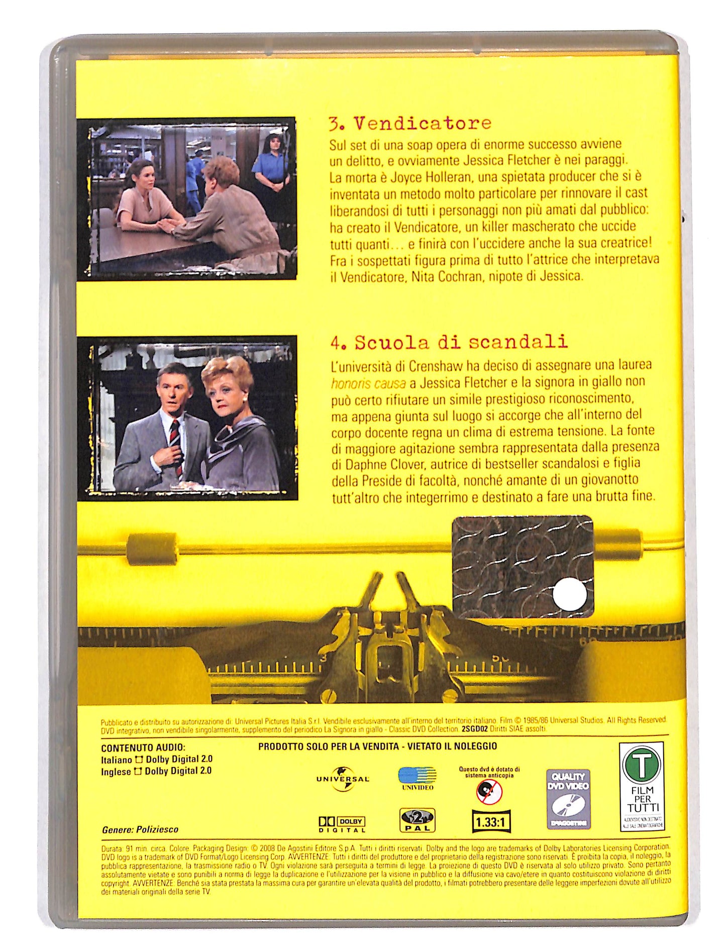 EBOND La signora in giallo stagione 2 episodi 3-4 EDITORIALE DVD DB667113