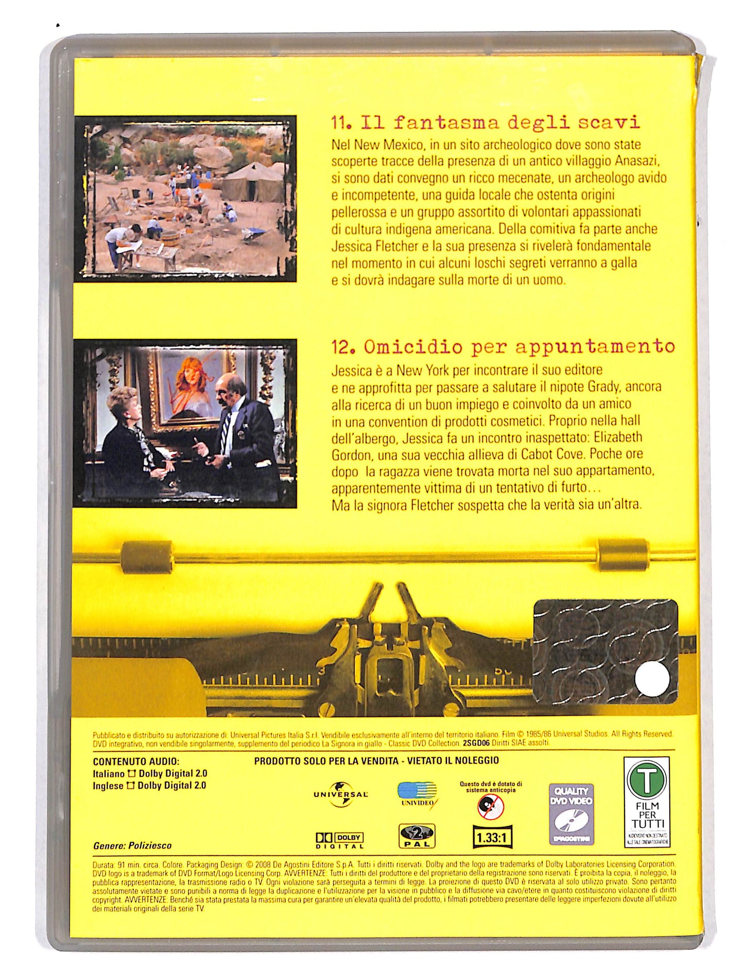 EBOND La signora in giallo stagione 2 Episodi 11-12 EDITORIALE DVD DB667117