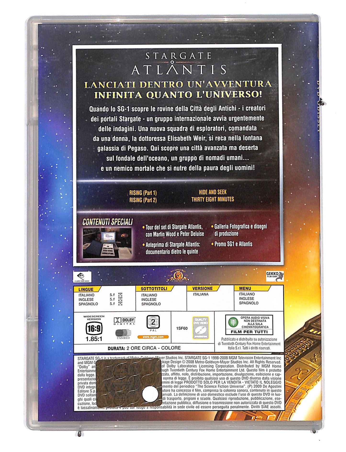 EBOND Stargate dvd odissey atlantis File 1-4 EDITORIALE DVD DB667119
